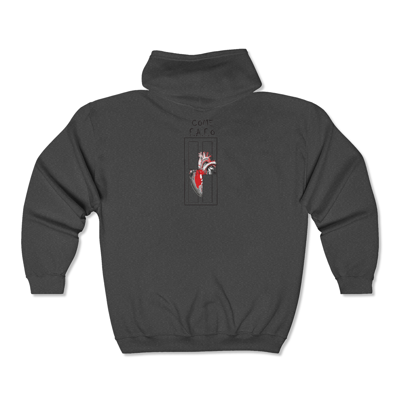 F.A.F.O. Heart Behind the Door Hoodie — Comfort Zip-Up for Protectors product thumbnail image F.A.F.O. Heart Behind the Door Hoodie — Comfort Zip-Up for Protectors product thumbnail image