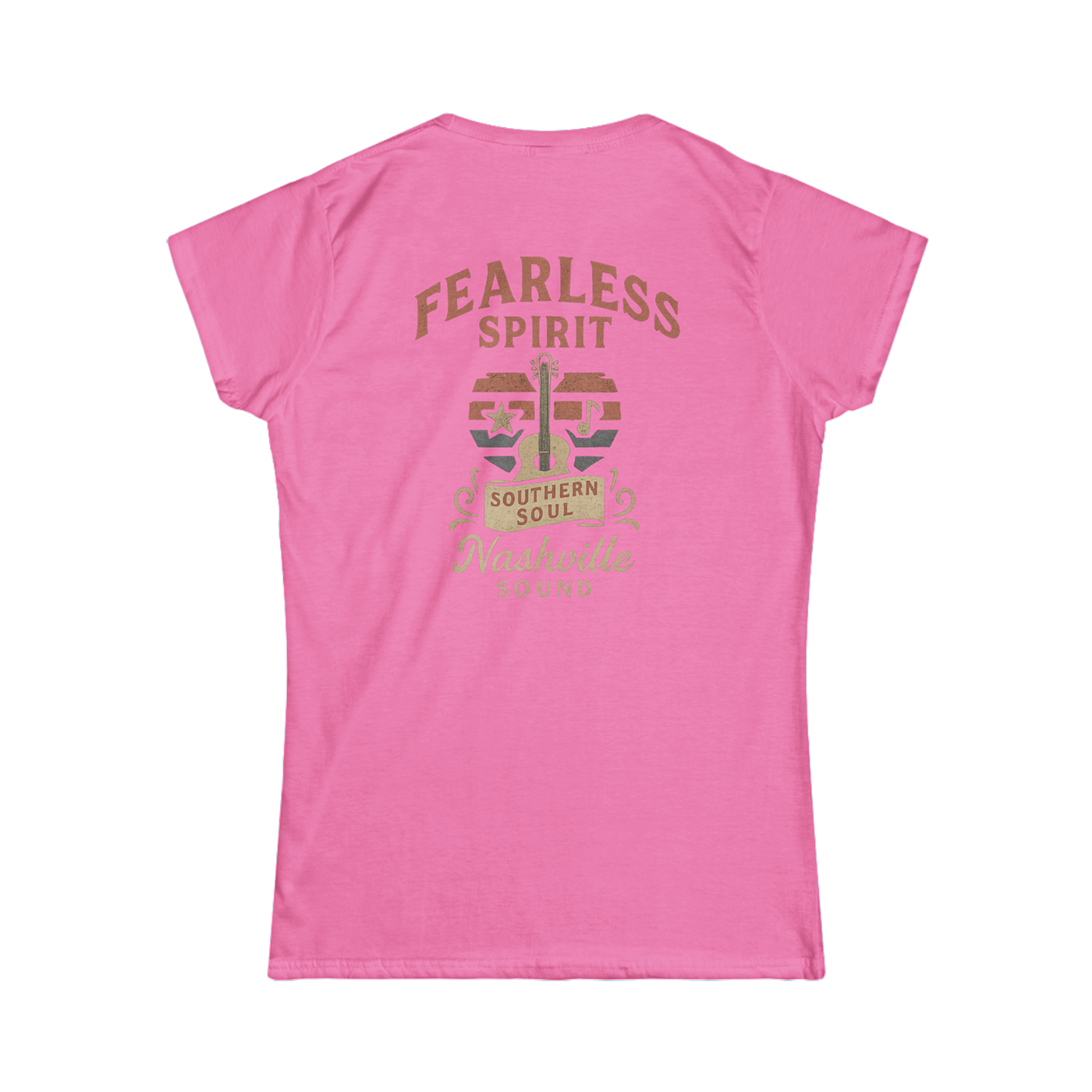 Fearless Spirit Nashville Guitar Tee — Southern Soul Women’s Shirt product thumbnail image
