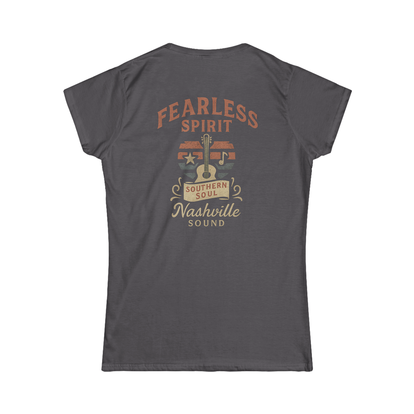 Fearless Spirit Nashville Guitar Tee — Southern Soul Women’s Shirt product thumbnail image