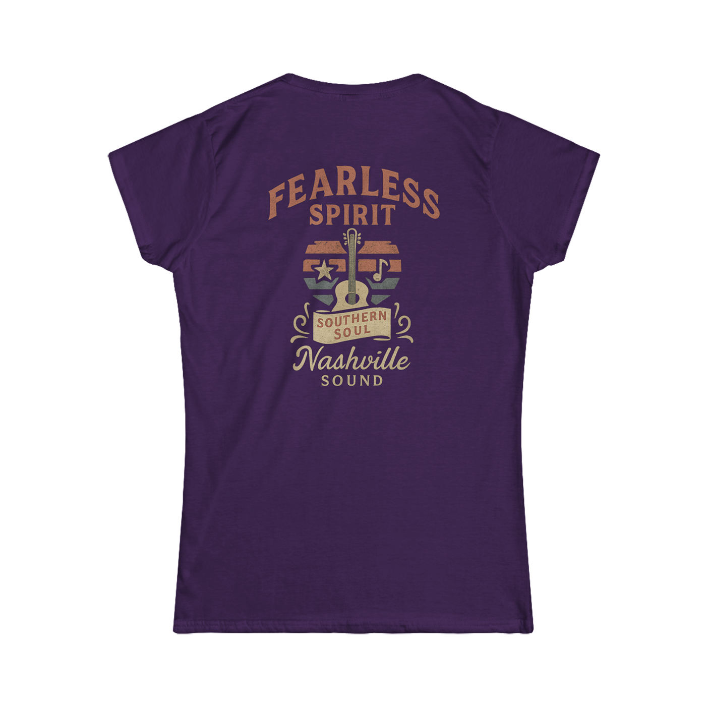 Fearless Spirit Nashville Guitar Tee — Southern Soul Women’s Shirt product thumbnail image