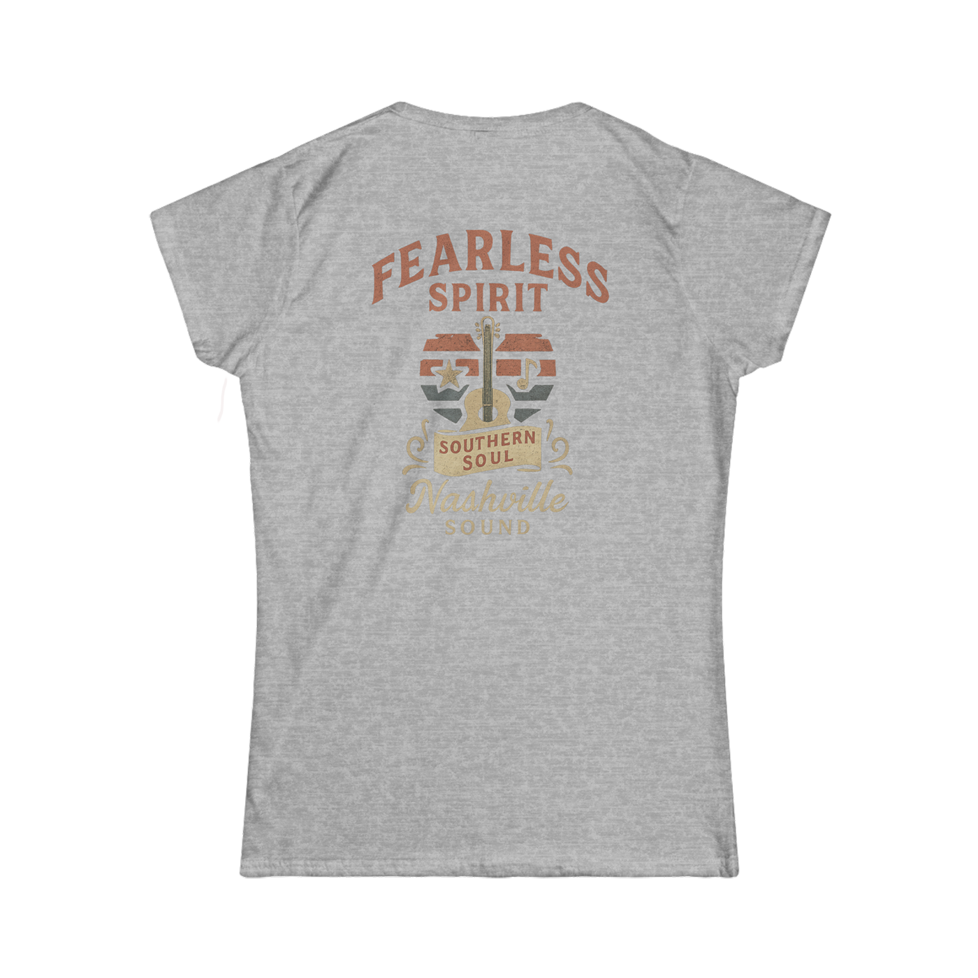 Fearless Spirit Nashville Guitar Tee — Southern Soul Women’s Shirt product thumbnail image