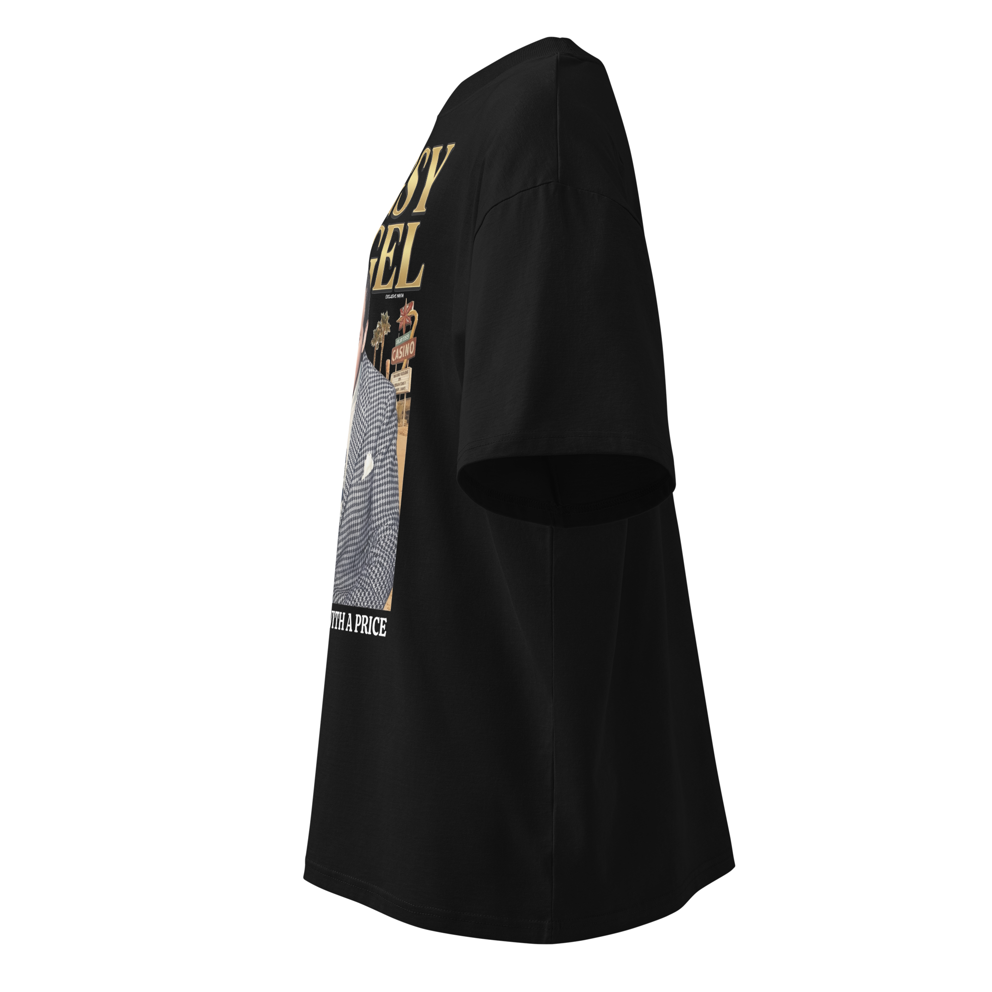 Bugsy Siegel T-Shirt "Fame Comes with a Price" product thumbnail image Bugsy Siegel T-Shirt "Fame Comes with a Price" product thumbnail image