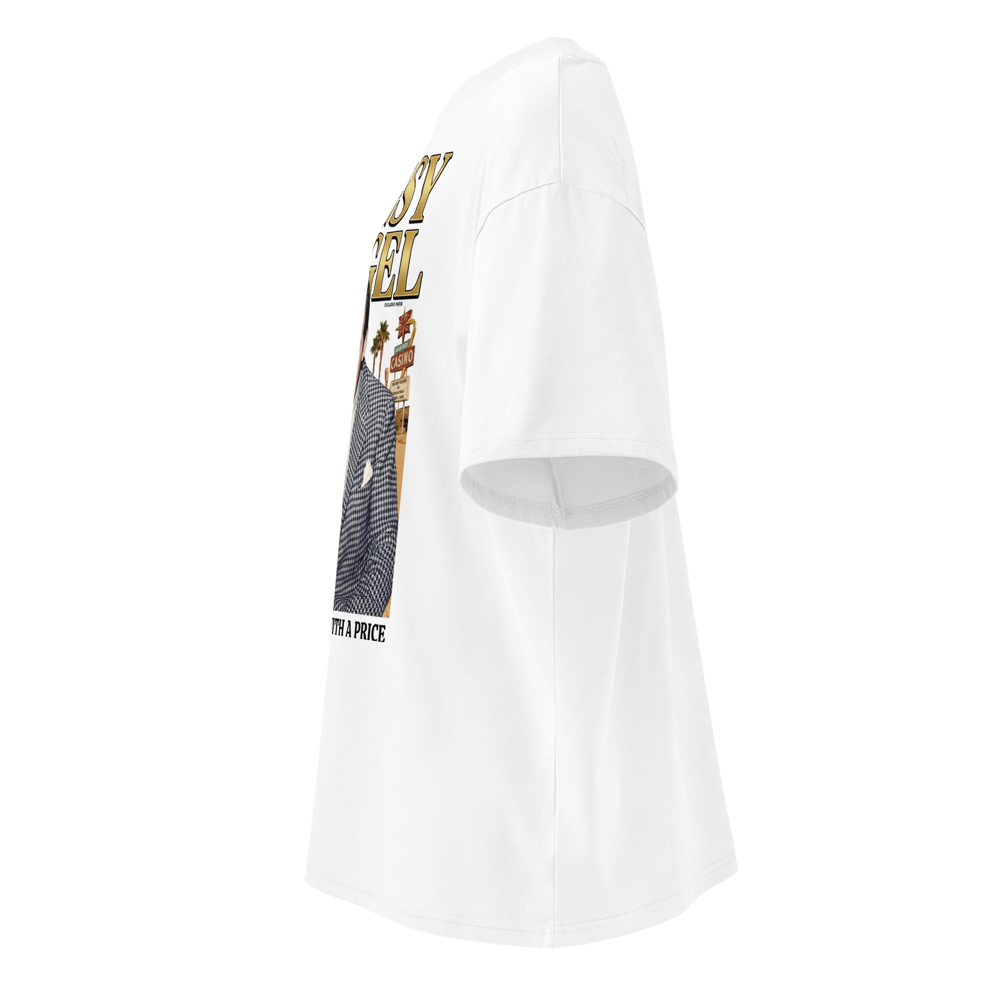 Bugsy Siegel T-Shirt "Fame Comes with a Price" product thumbnail image Bugsy Siegel T-Shirt "Fame Comes with a Price" product thumbnail image