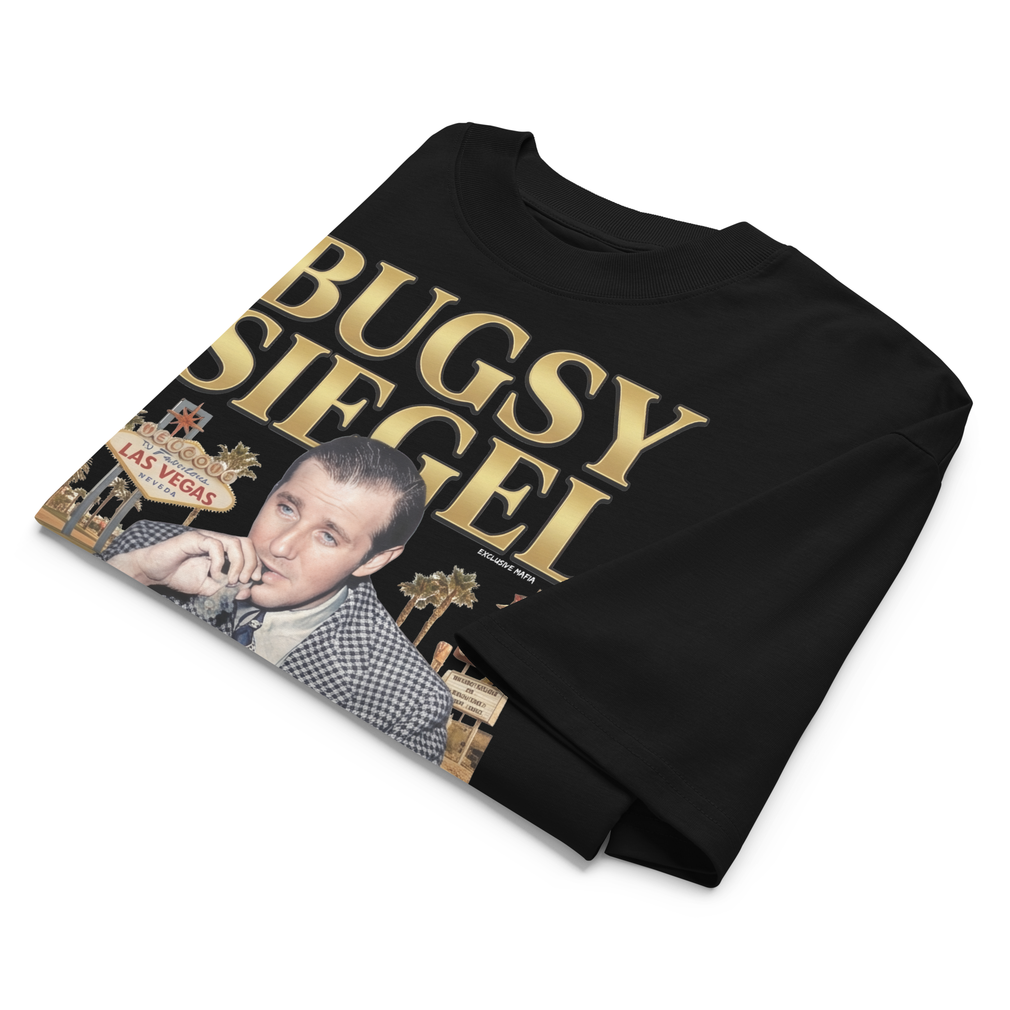 Bugsy Siegel T-Shirt "Fame Comes with a Price" product thumbnail image Bugsy Siegel T-Shirt "Fame Comes with a Price" product thumbnail image