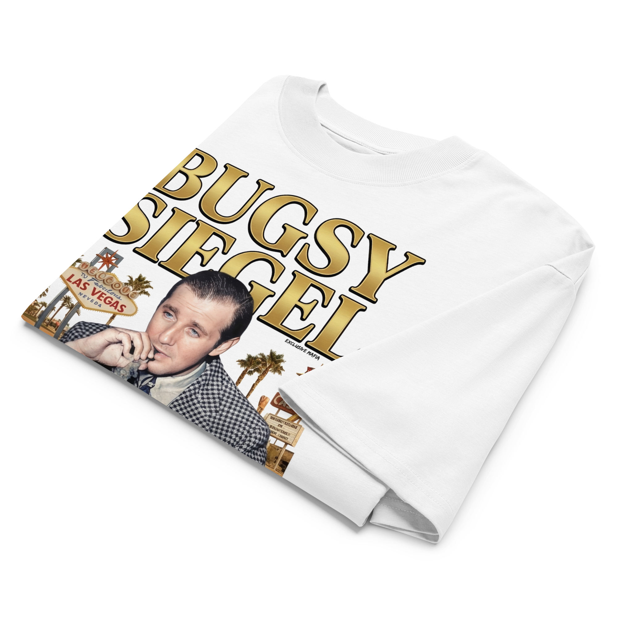 Bugsy Siegel T-Shirt "Fame Comes with a Price" product thumbnail image Bugsy Siegel T-Shirt "Fame Comes with a Price" product thumbnail image