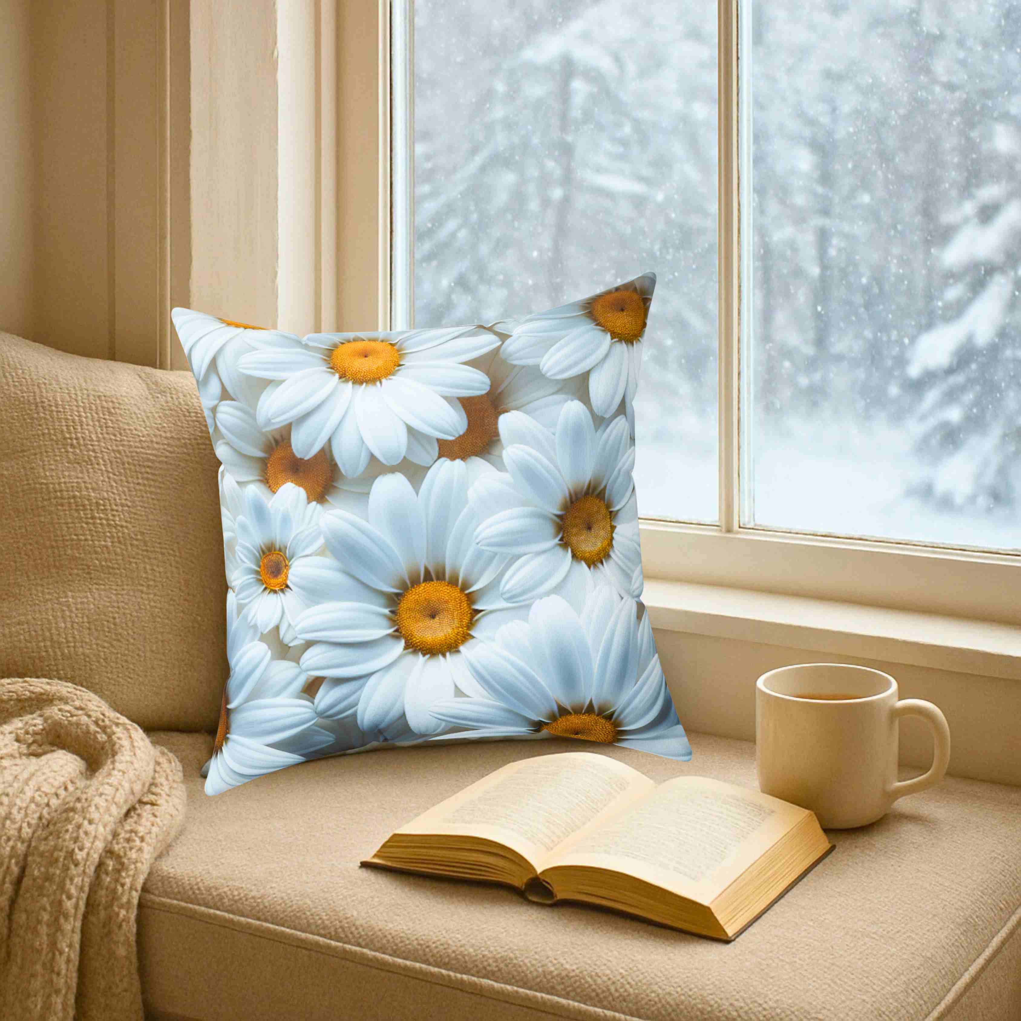 Daisy Pillow | Daisies Pillow Covers | Couch Cushion Washable Pillow Case | Spring Decor product thumbnail image Daisy Pillow | Daisies Pillow Covers | Couch Cushion Washable Pillow Case | Spring Decor product thumbnail image