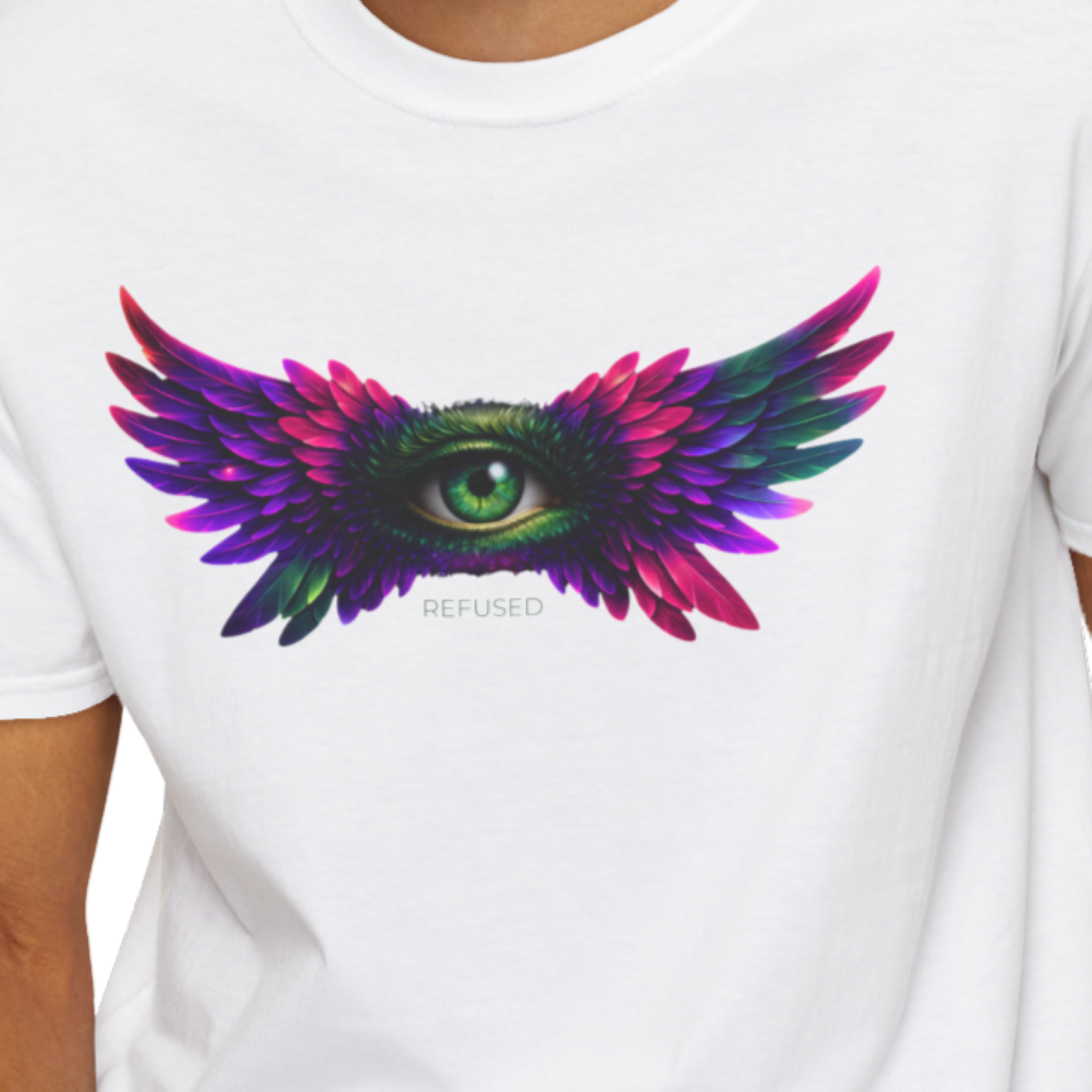 Mystic Winged Eye T-Shirt — Jewel-Tone Protection Sigil product thumbnail image