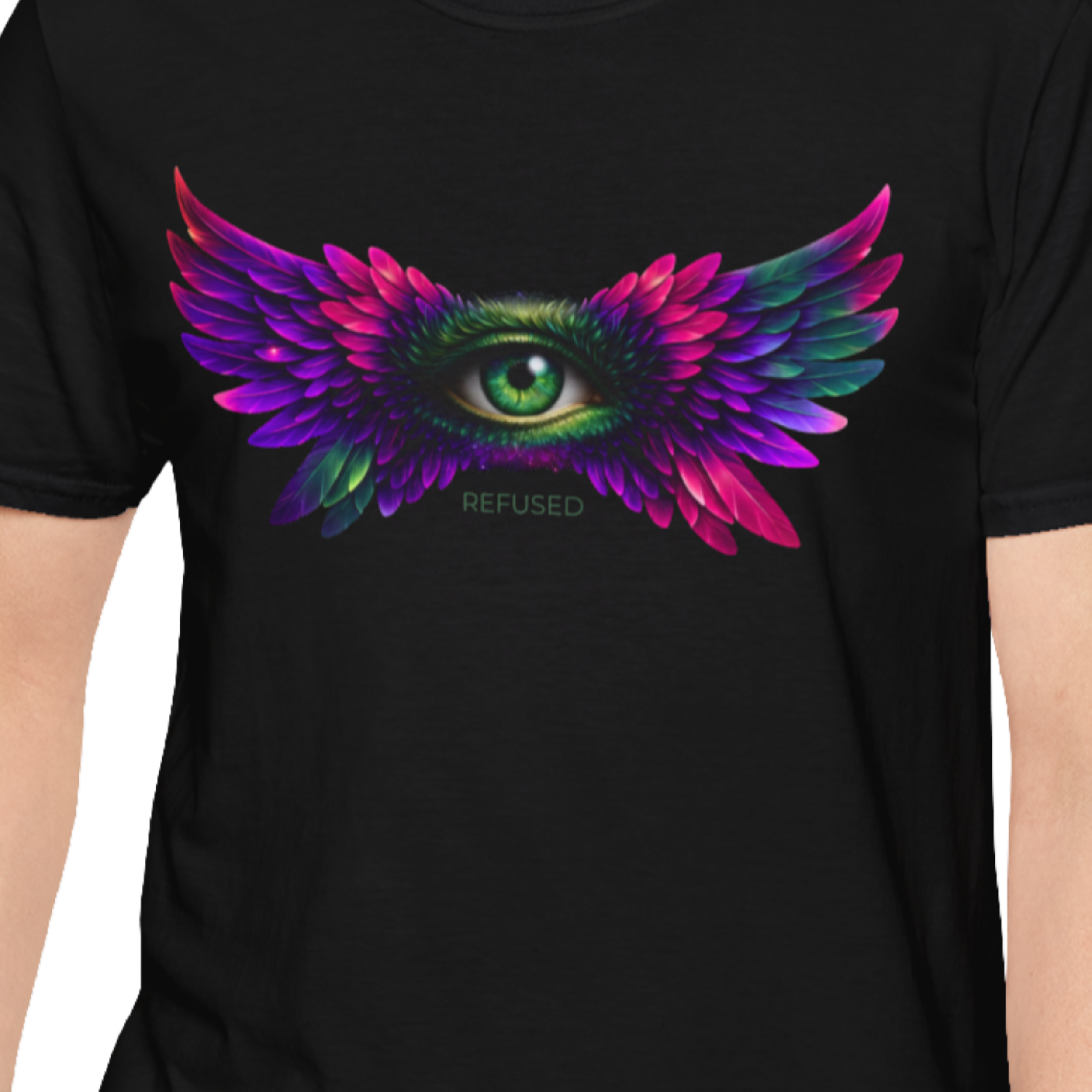 Mystic Winged Eye T-Shirt — Jewel-Tone Protection Sigil