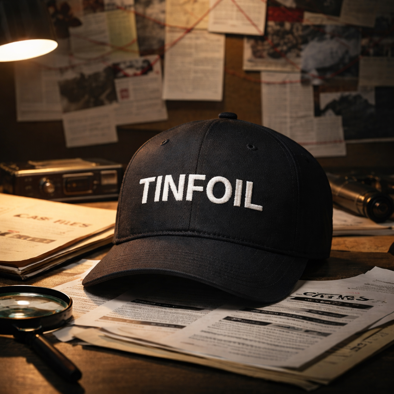 TINFOIL Hat — Embroidered Field Cap product thumbnail image TINFOIL Hat — Embroidered Field Cap product thumbnail image