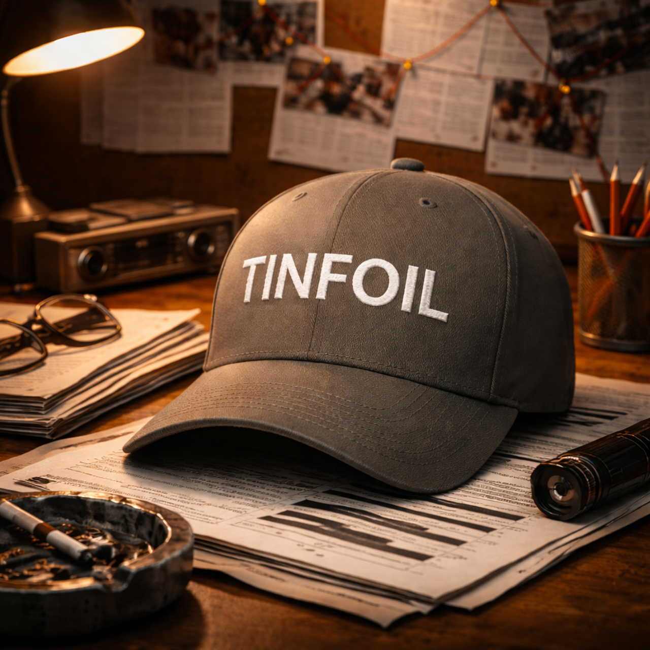 TINFOIL Hat — Embroidered Cap product thumbnail image TINFOIL Hat — Embroidered Cap product thumbnail image