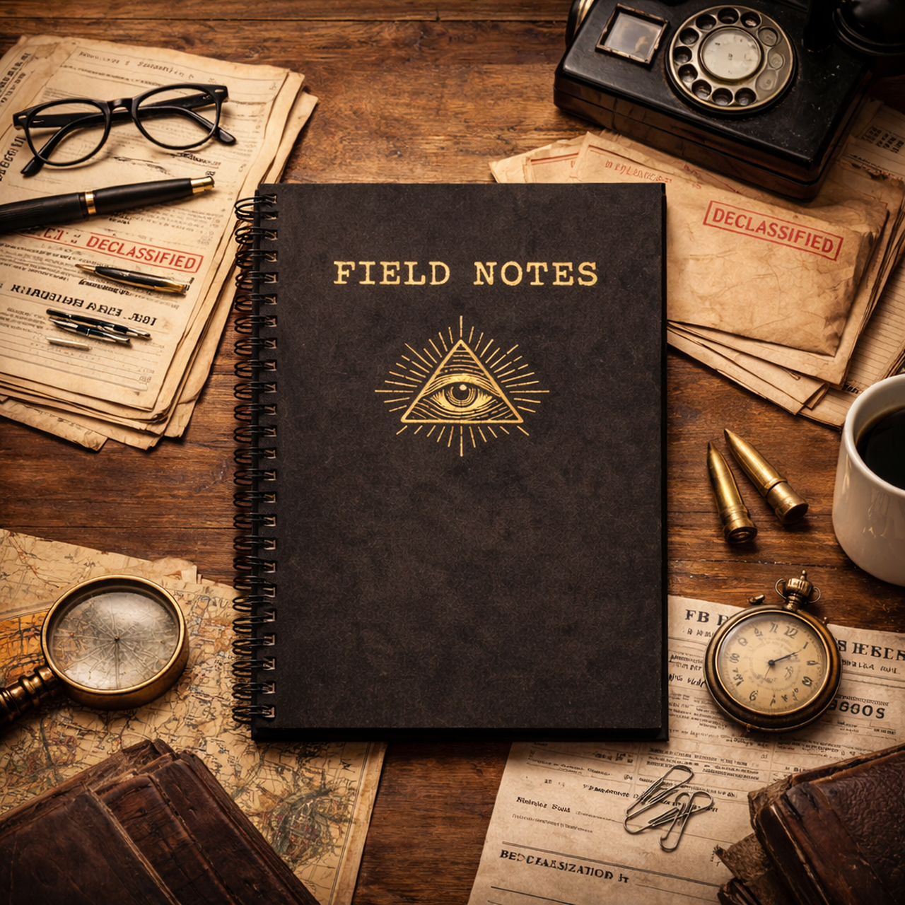 Field Notes Spiral Notebook — All-Seeing Eye Journal for Observation & Journaling product thumbnail image Field Notes Spiral Notebook — All-Seeing Eye Journal for Observation & Journaling product thumbnail image