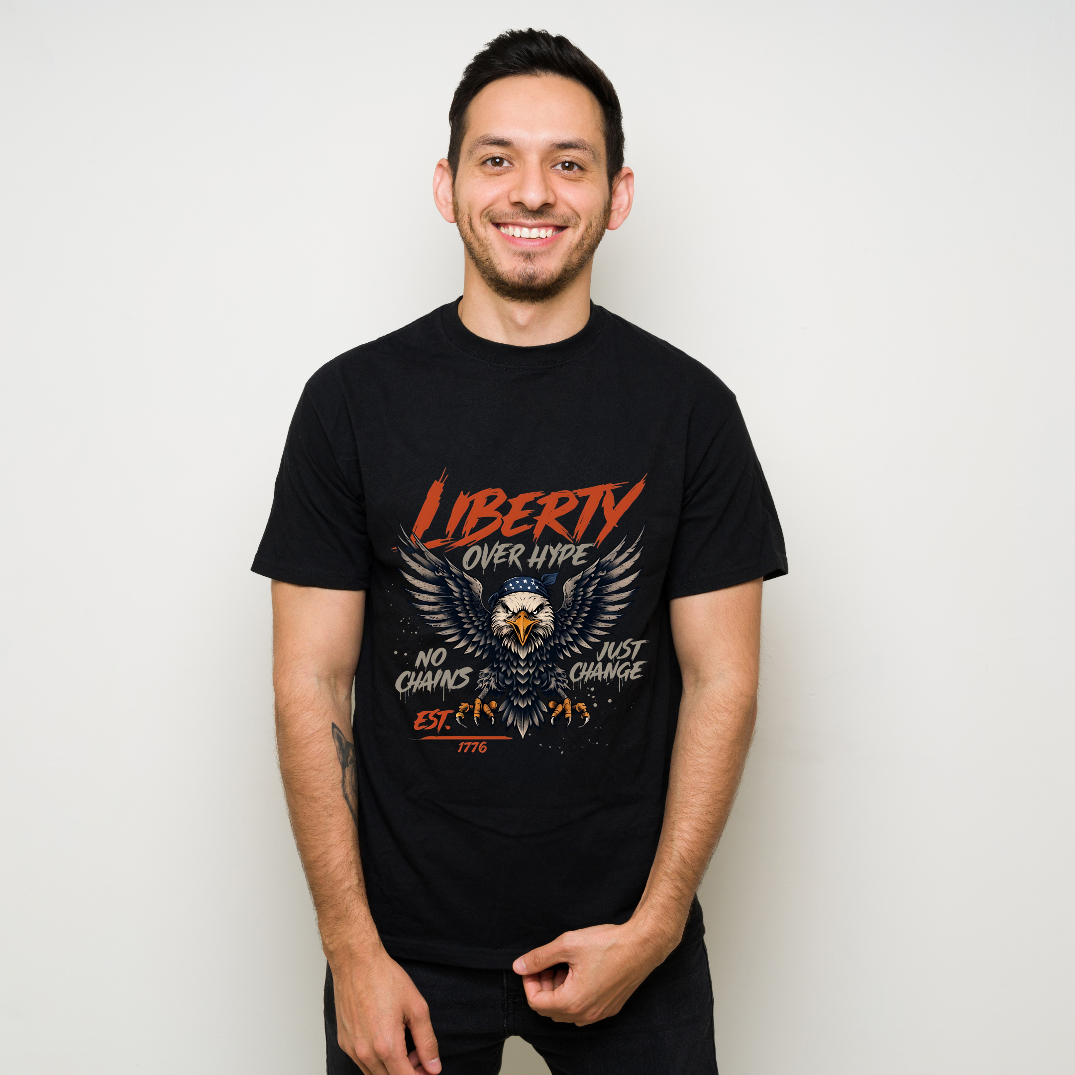 Patriotic Eagle Tee - Liberty Eagle T-shirt for Independence Day product thumbnail image Patriotic Eagle Tee - Liberty Eagle T-shirt for Independence Day product thumbnail image