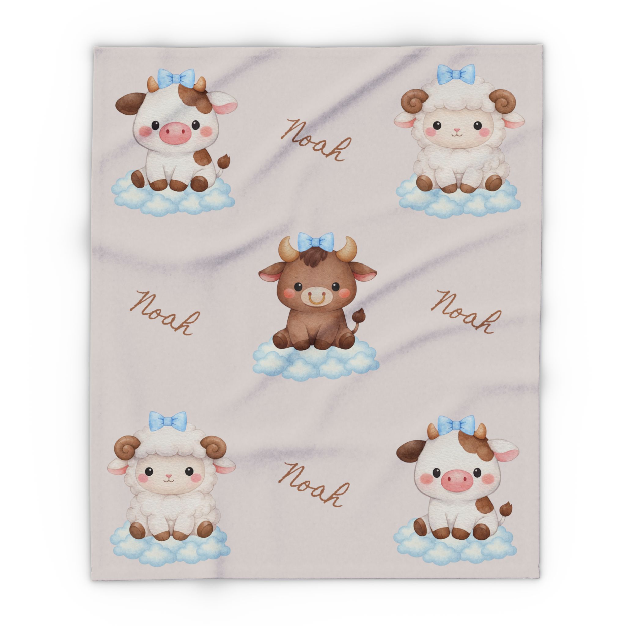 Personalised Farmyard Animal Arctic Fleece Blanket product thumbnail image Personalised Farmyard Animal Arctic Fleece Blanket product thumbnail image