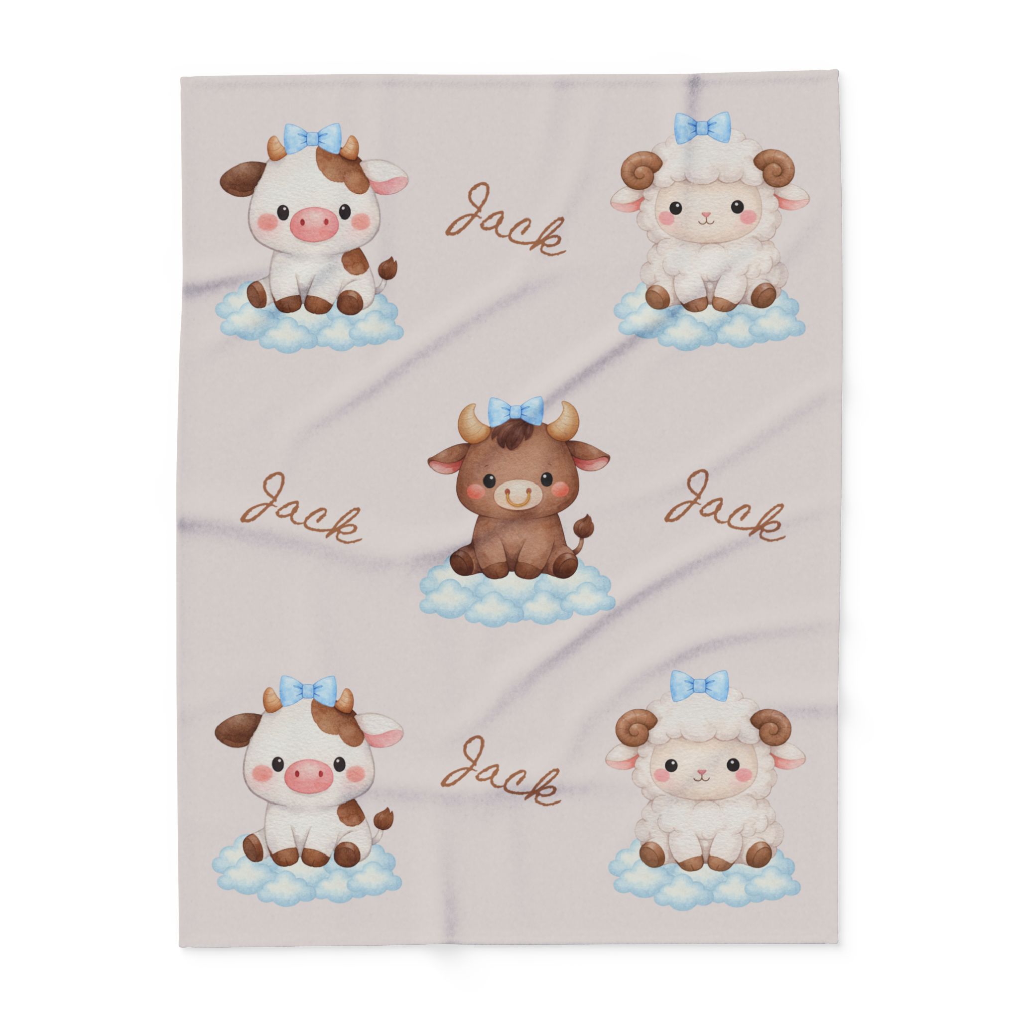 Personalised Farmyard Animal Arctic Fleece Blanket product thumbnail image Personalised Farmyard Animal Arctic Fleece Blanket product thumbnail image