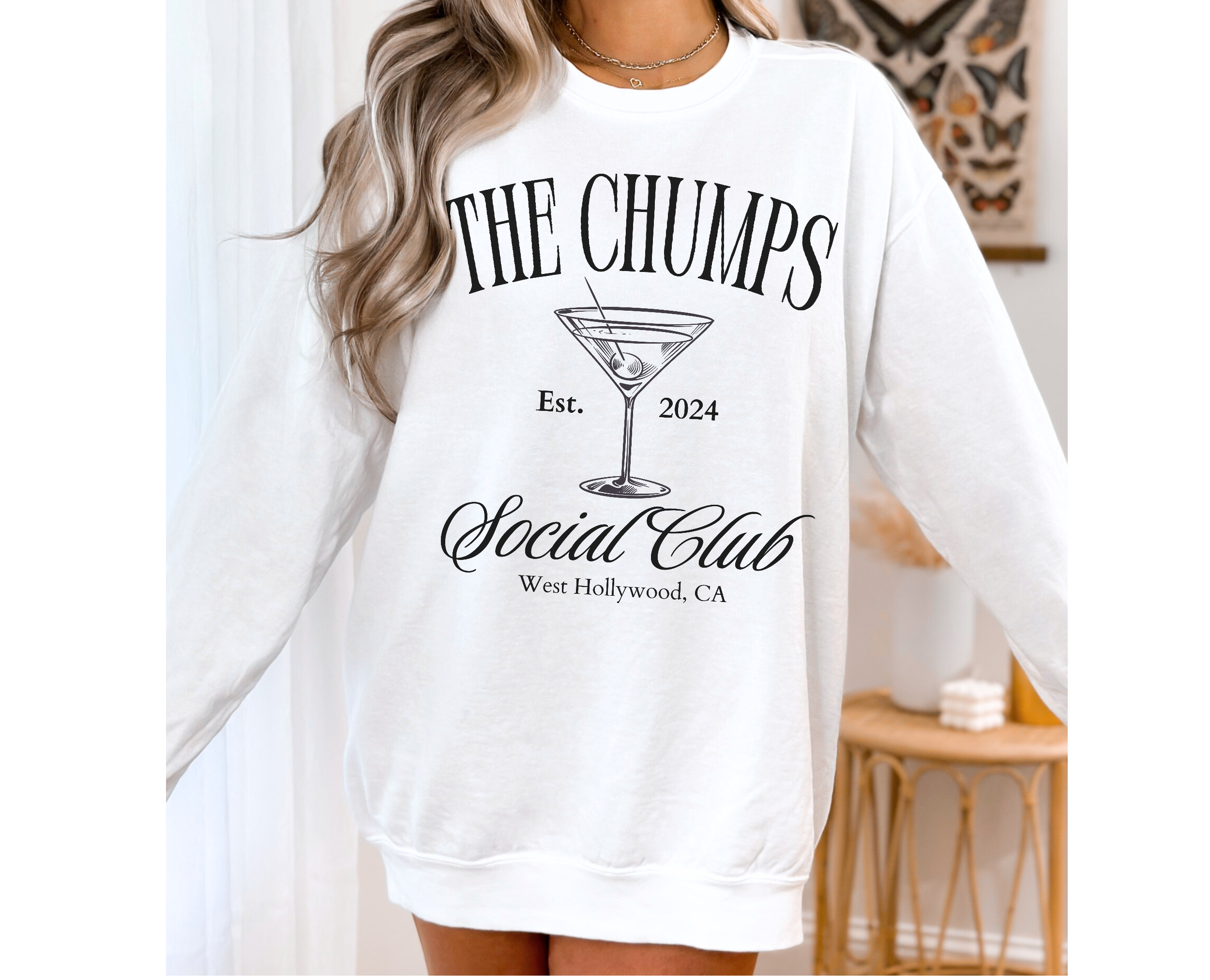 The Chump Social Club Monotone Comfort Colors sweatshirt