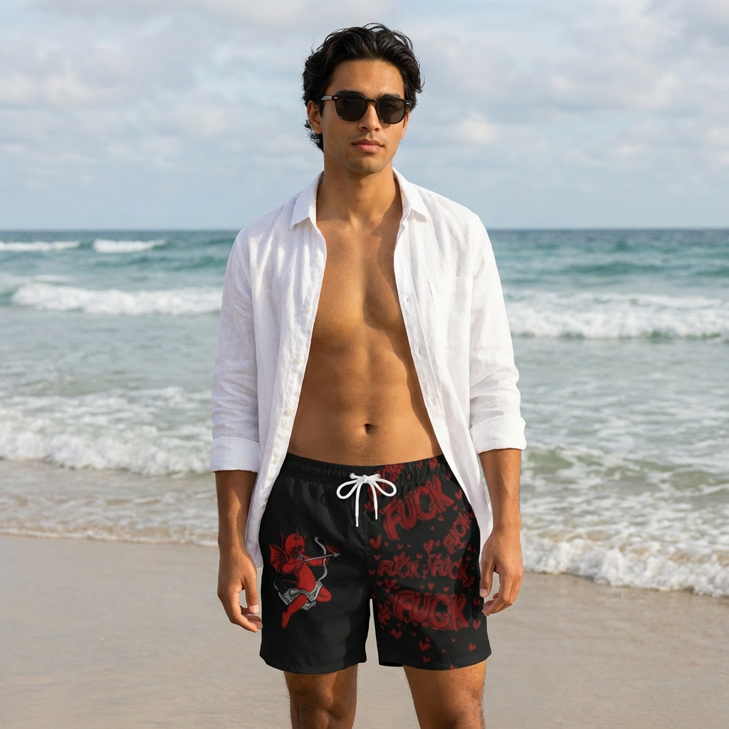 Toxic Cupid of Swim Trunks (AOP) product thumbnail image