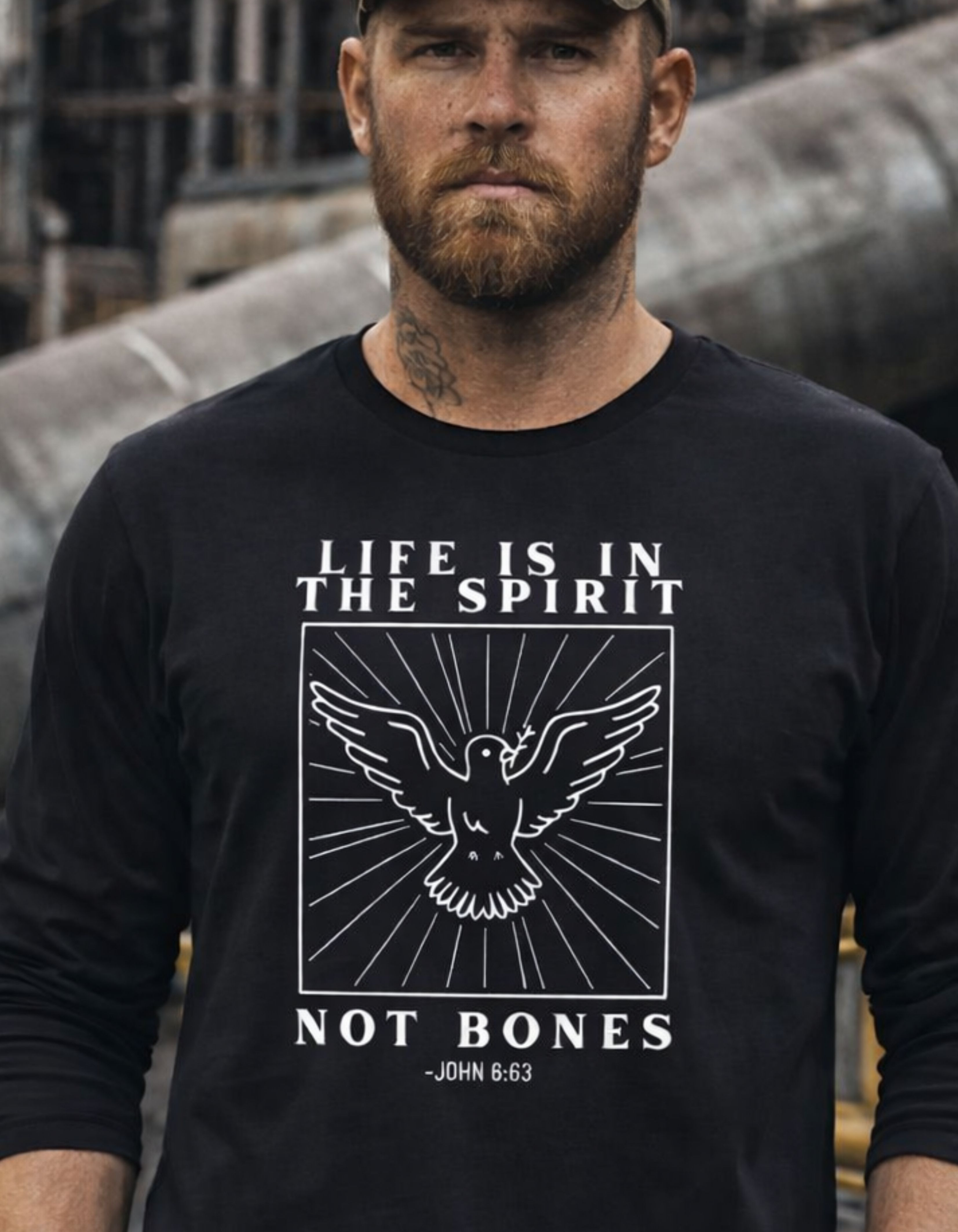 'Life Is In The Spirit' Long Sleeve Tee
