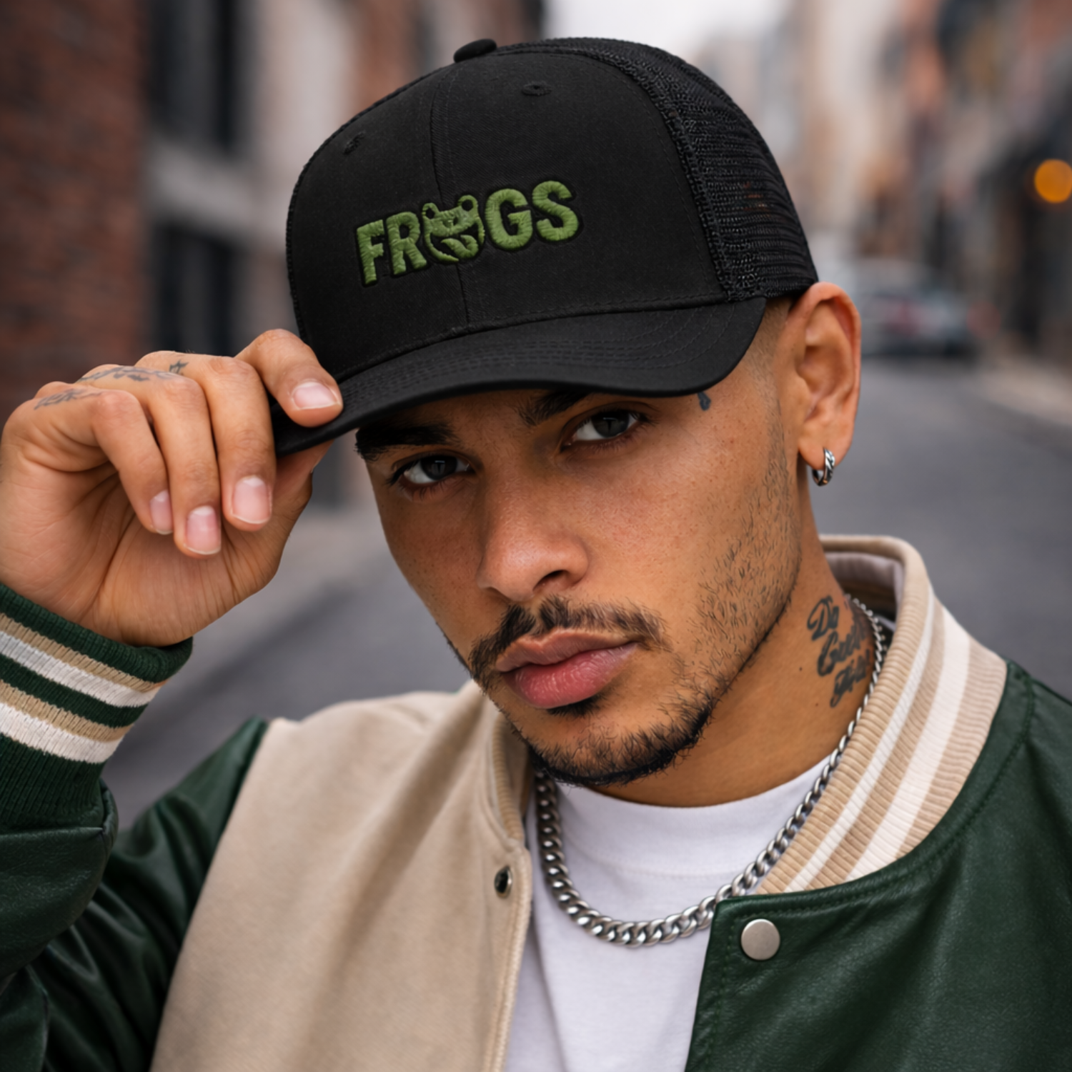 Frugs Embroidered Trucker Cap - Frugs Logo Snapback product thumbnail image Frugs Embroidered Trucker Cap - Frugs Logo Snapback product thumbnail image