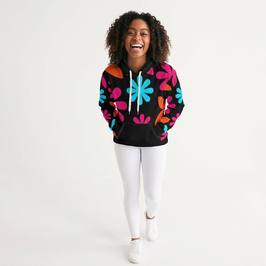 Floral-Unisex Pullover Hoodie product thumbnail image