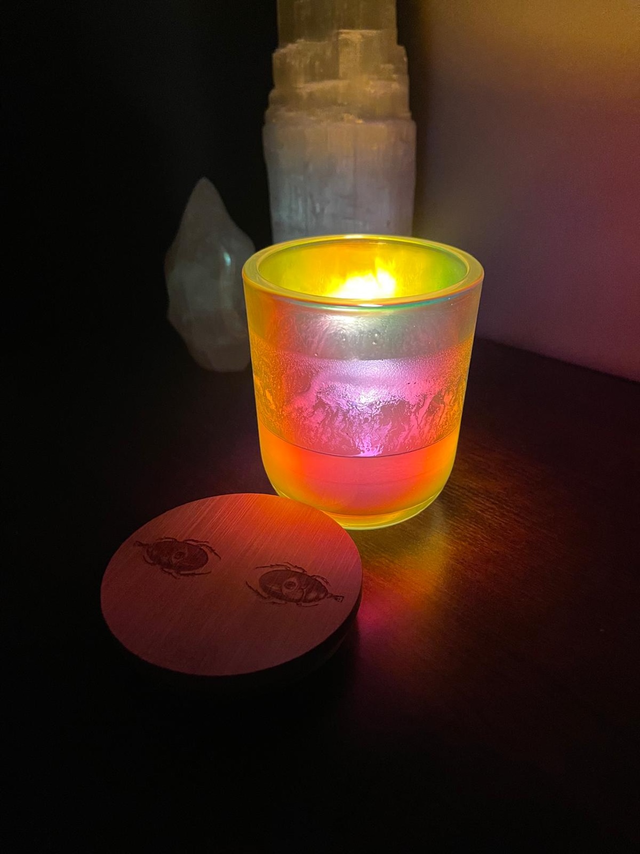 Meditation  Scarab soy Candle — 14oz