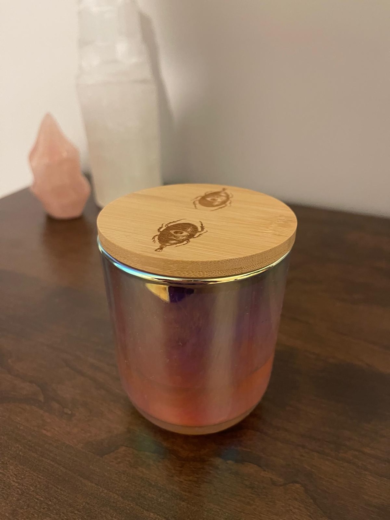 Meditation Scarab soy Candle — 14oz product thumbnail image Meditation Scarab soy Candle — 14oz product thumbnail image