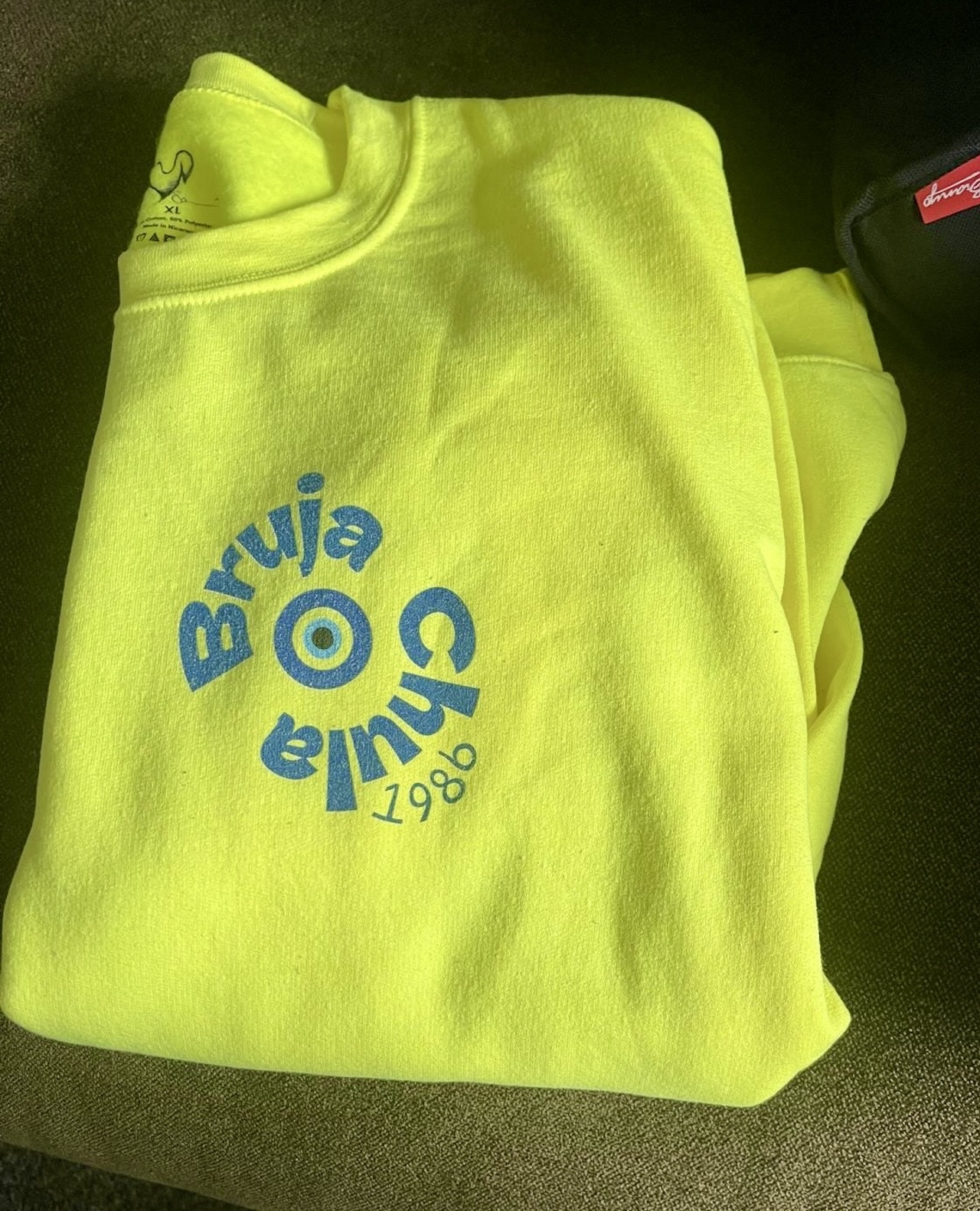 Bruja Chula Evil eye crewneck Sweatshirt product thumbnail image Bruja Chula Evil eye crewneck Sweatshirt product thumbnail image