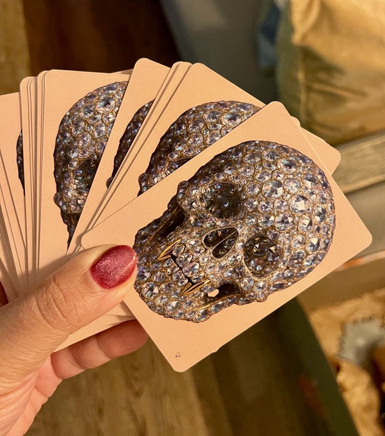 Diamond Skull Poker Cards - Luxury Playing Card Deck