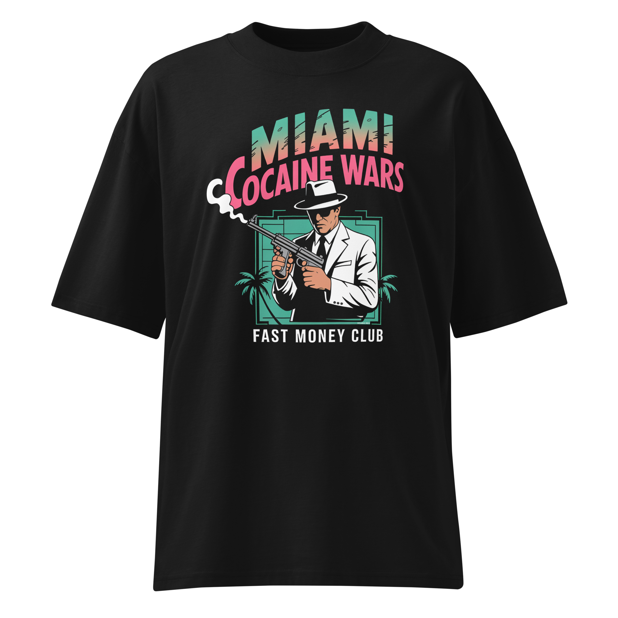 Miami Cocaine Wars (Fast Money Club) Mexico T-Shirt  product thumbnail image