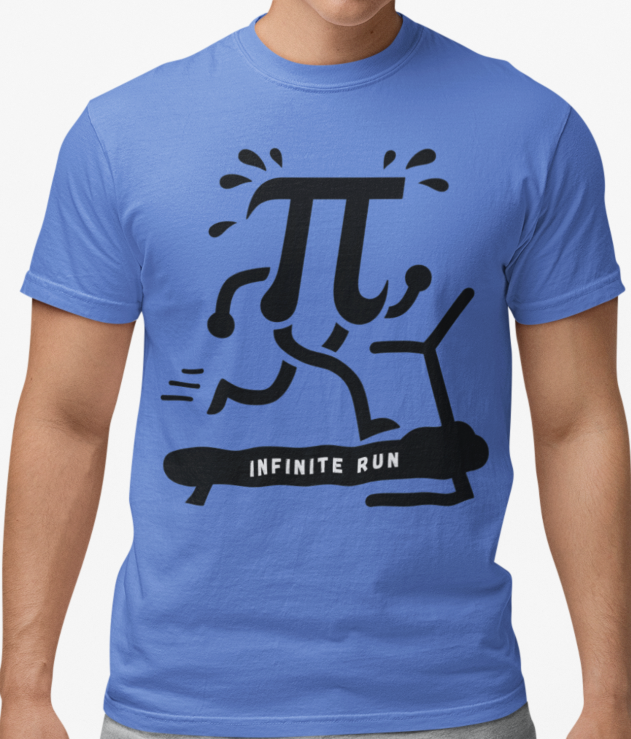 Pi Treadmill Running Exercise Comfort Colors Unisex T-Shirt — "Infinite Run" Calculator Math Humor Graphic Tee product thumbnail image Pi Treadmill Running Exercise Comfort Colors Unisex T-Shirt — "Infinite Run" Calculator Math Humor Graphic Tee product thumbnail image