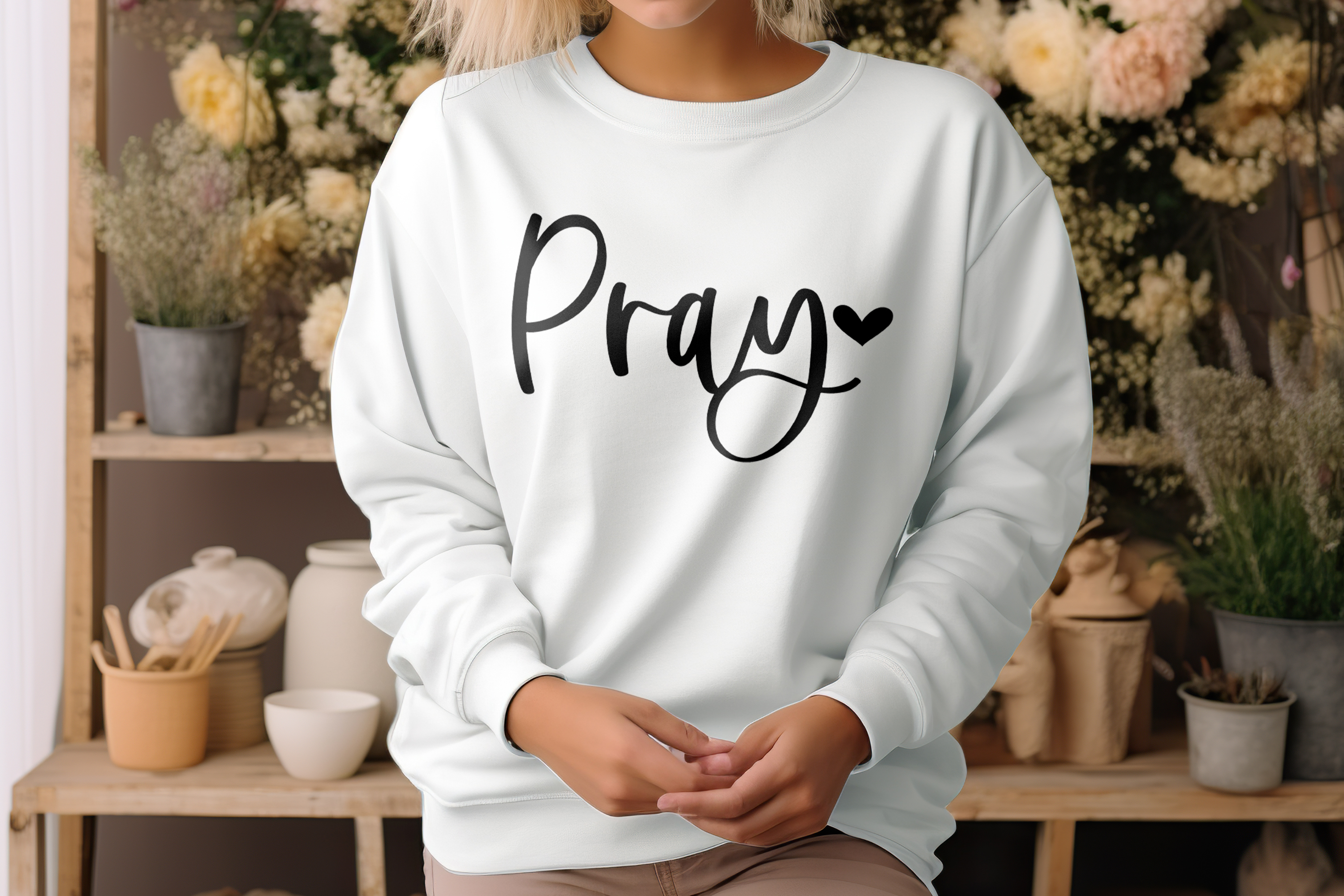 Woman's GODS LOVE sweatshirt  product thumbnail image