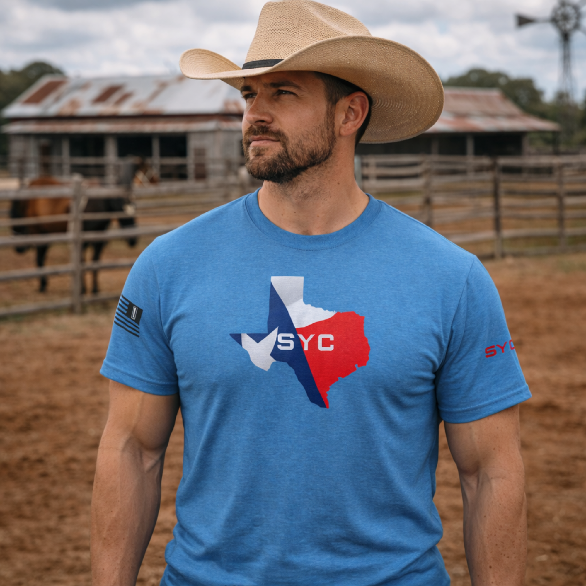 Texas Brand Tee | Texas Flag Graphic, Sell Your Cloak Brand, 2A Support, Faith-Based Southern Apparel product thumbnail image