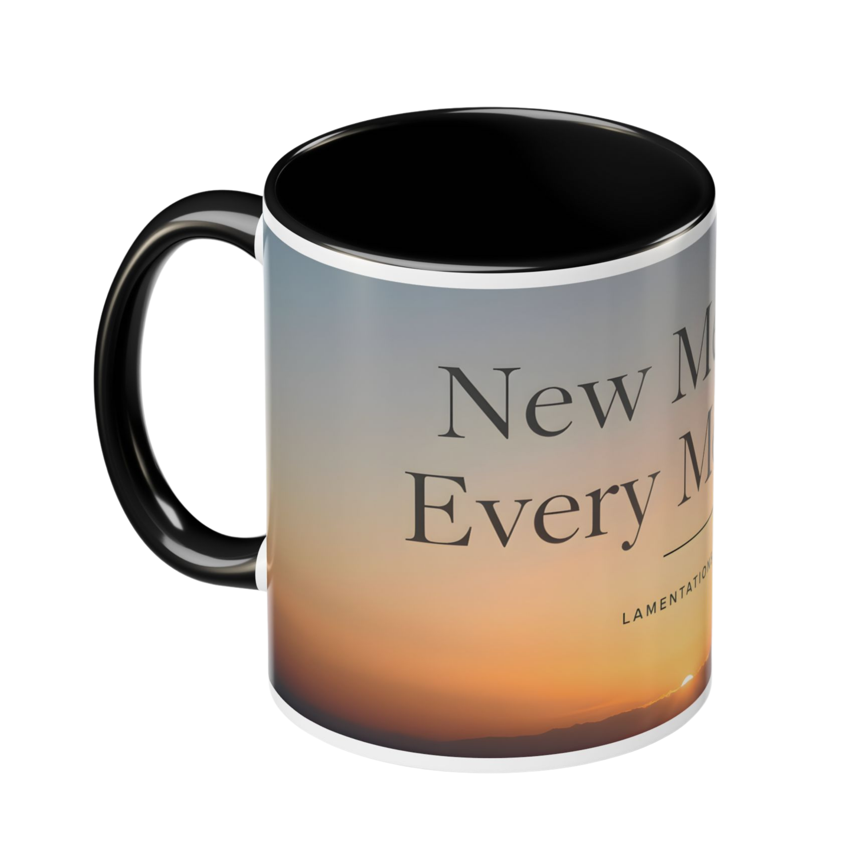 Lamentations 3:23 Sunrise 11oz Accent Mug product thumbnail image