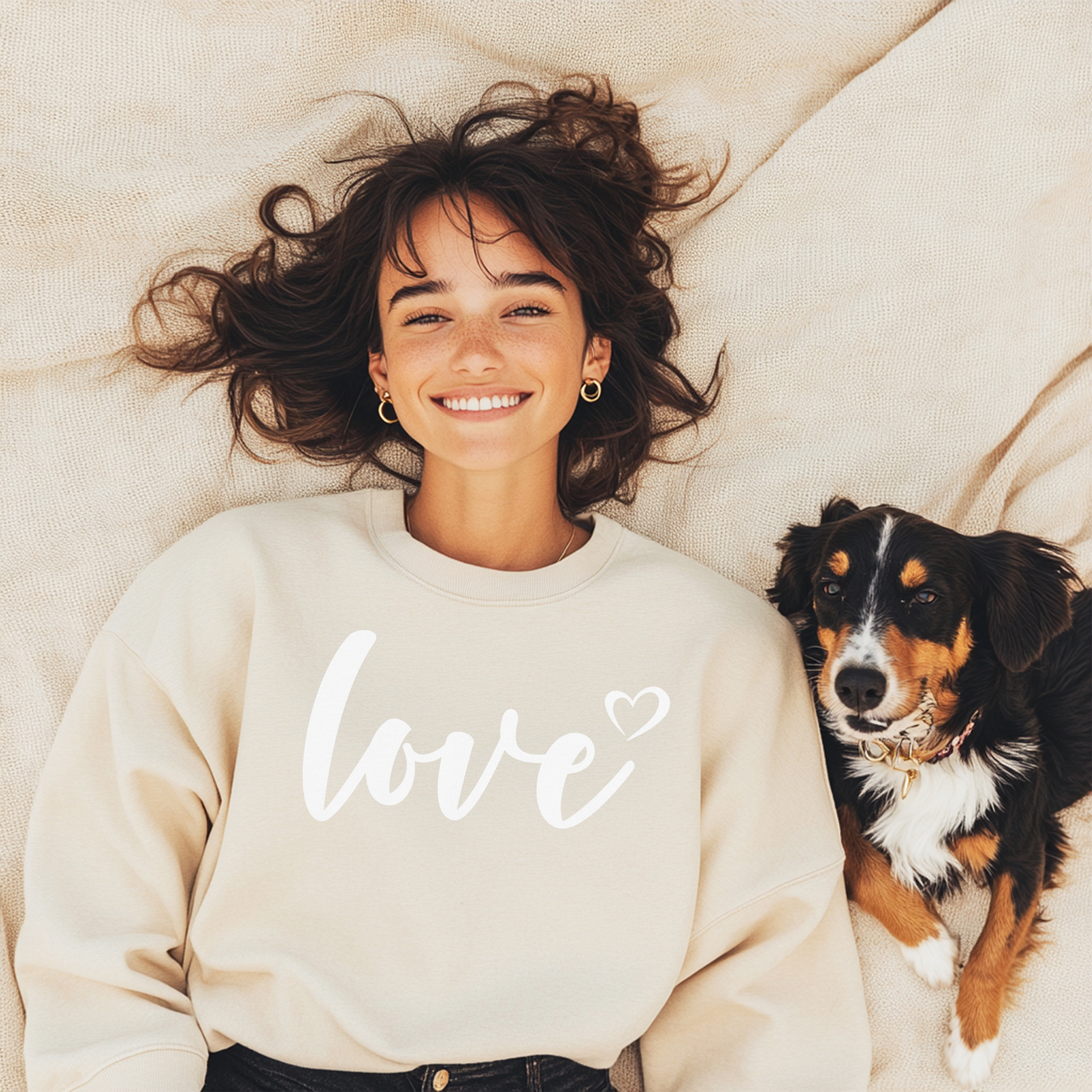 Woman's Love Line Sweatshirt product thumbnail image Woman's Love Line Sweatshirt product thumbnail image