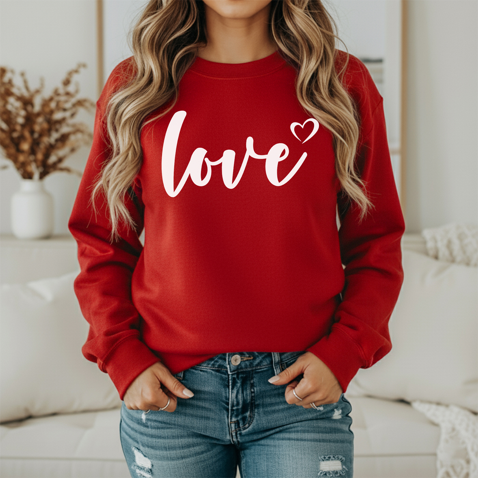 Woman's Love Line Sweatshirt product thumbnail image Woman's Love Line Sweatshirt product thumbnail image