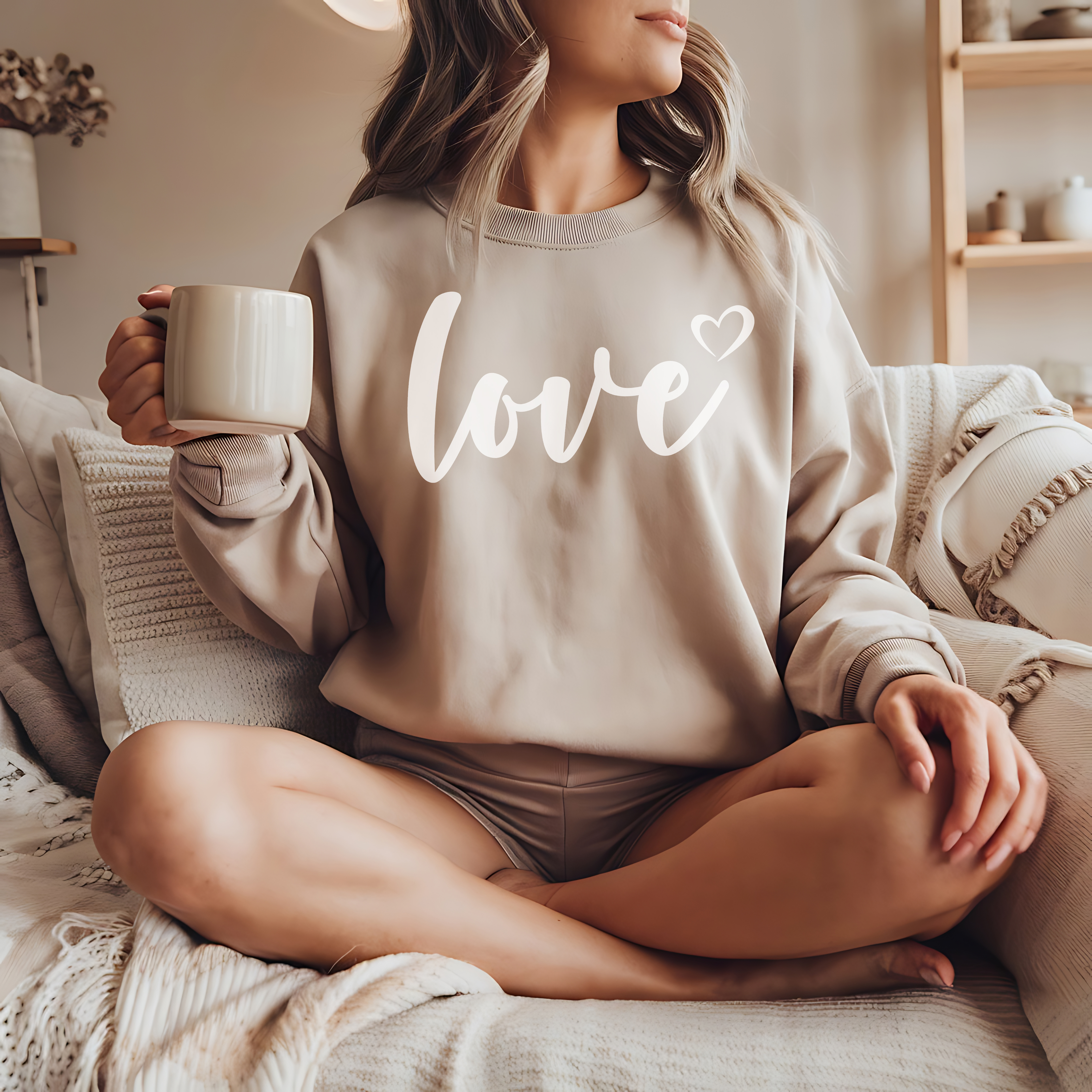 Woman's Love Line Sweatshirt product thumbnail image Woman's Love Line Sweatshirt product thumbnail image