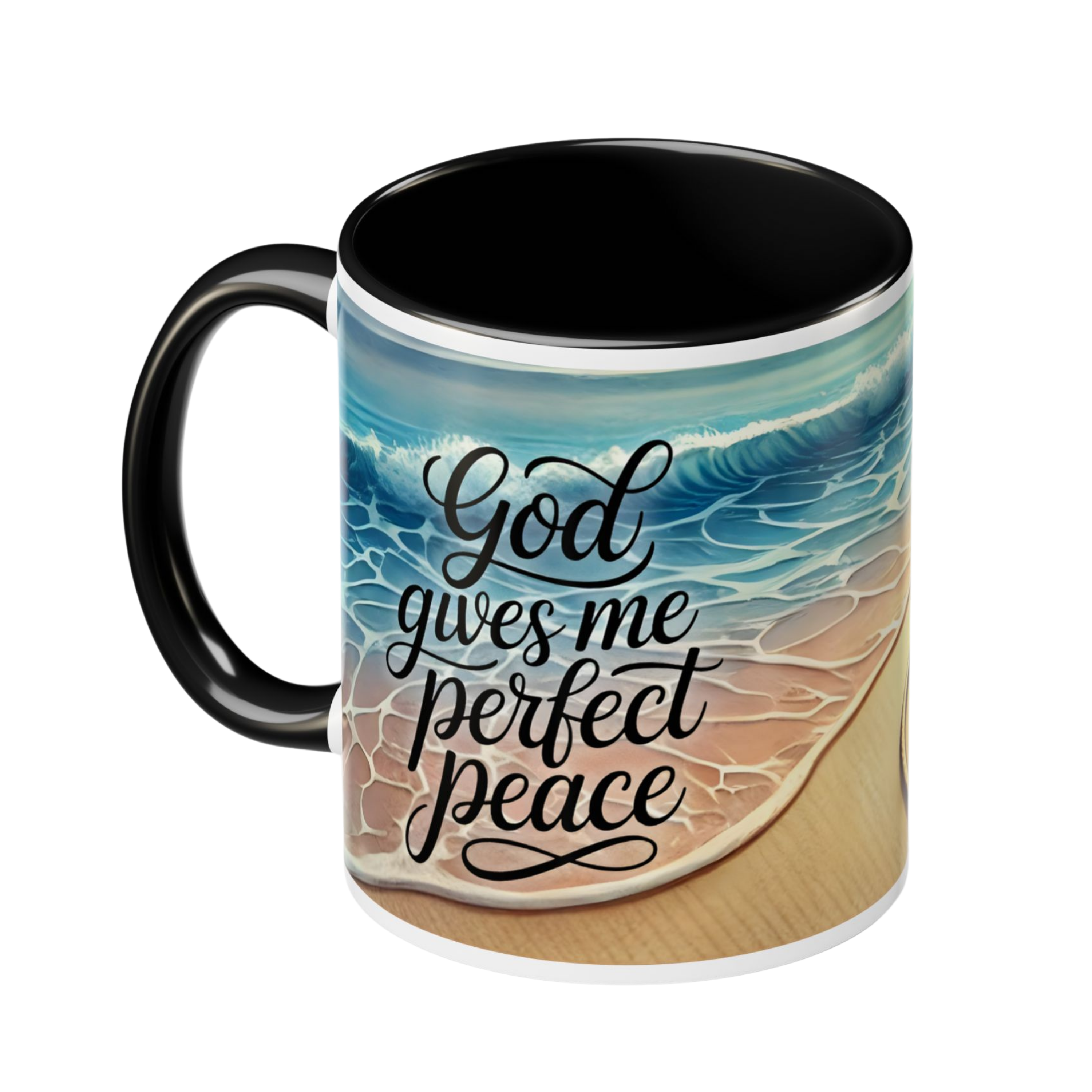 GOD GIVES ME PERFECT PEACE Ocean 11oz Accent Mug product thumbnail image GOD GIVES ME PERFECT PEACE Ocean 11oz Accent Mug product thumbnail image