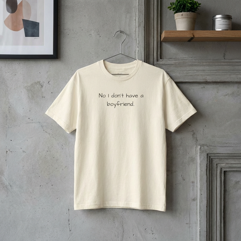 No Boyfriend... Premium Tee I  Divine Edit