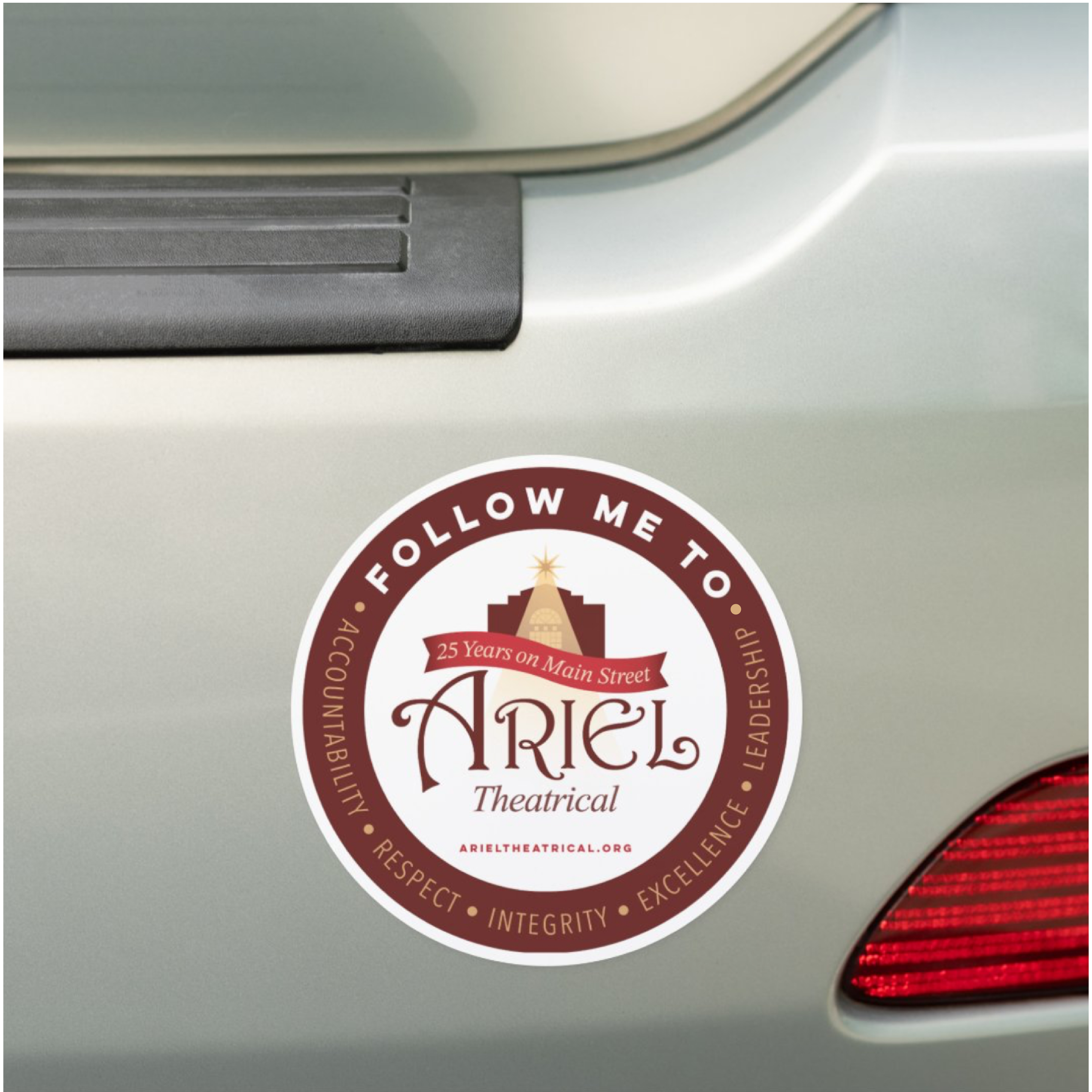 'Follow Me to ARIEL' 6" x 6" Magnet product thumbnail image