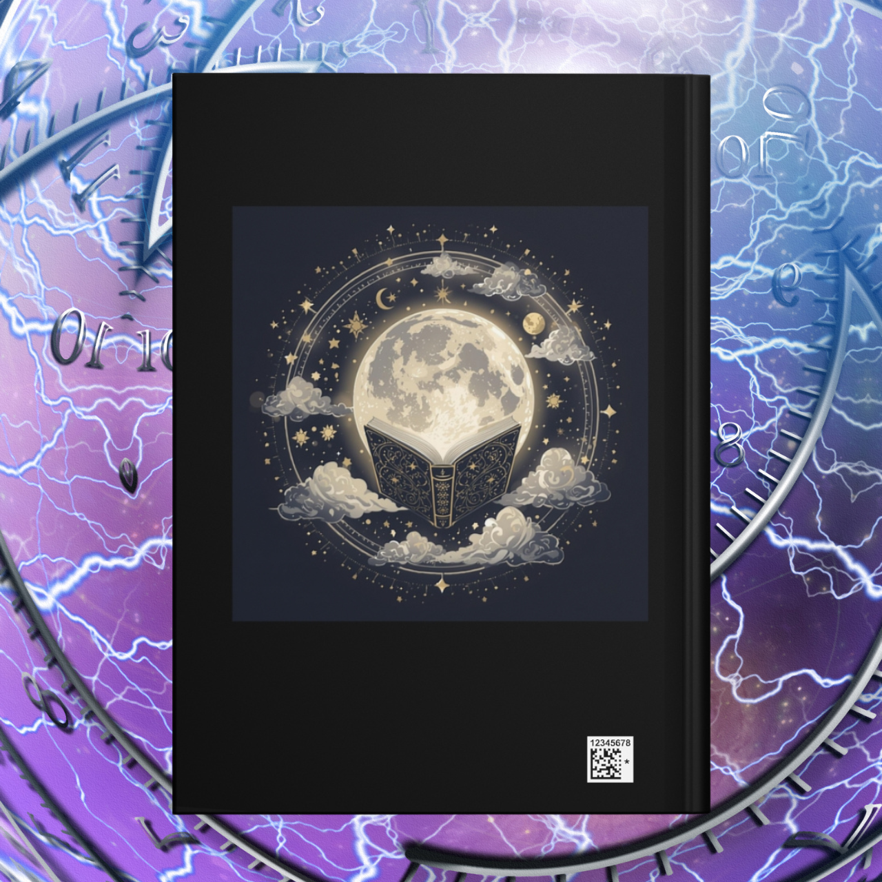Dreams &amp; Inspirations Hardcover Journal — Moonlit Unicorn Notebook for Writing &amp; Reflection product thumbnail image