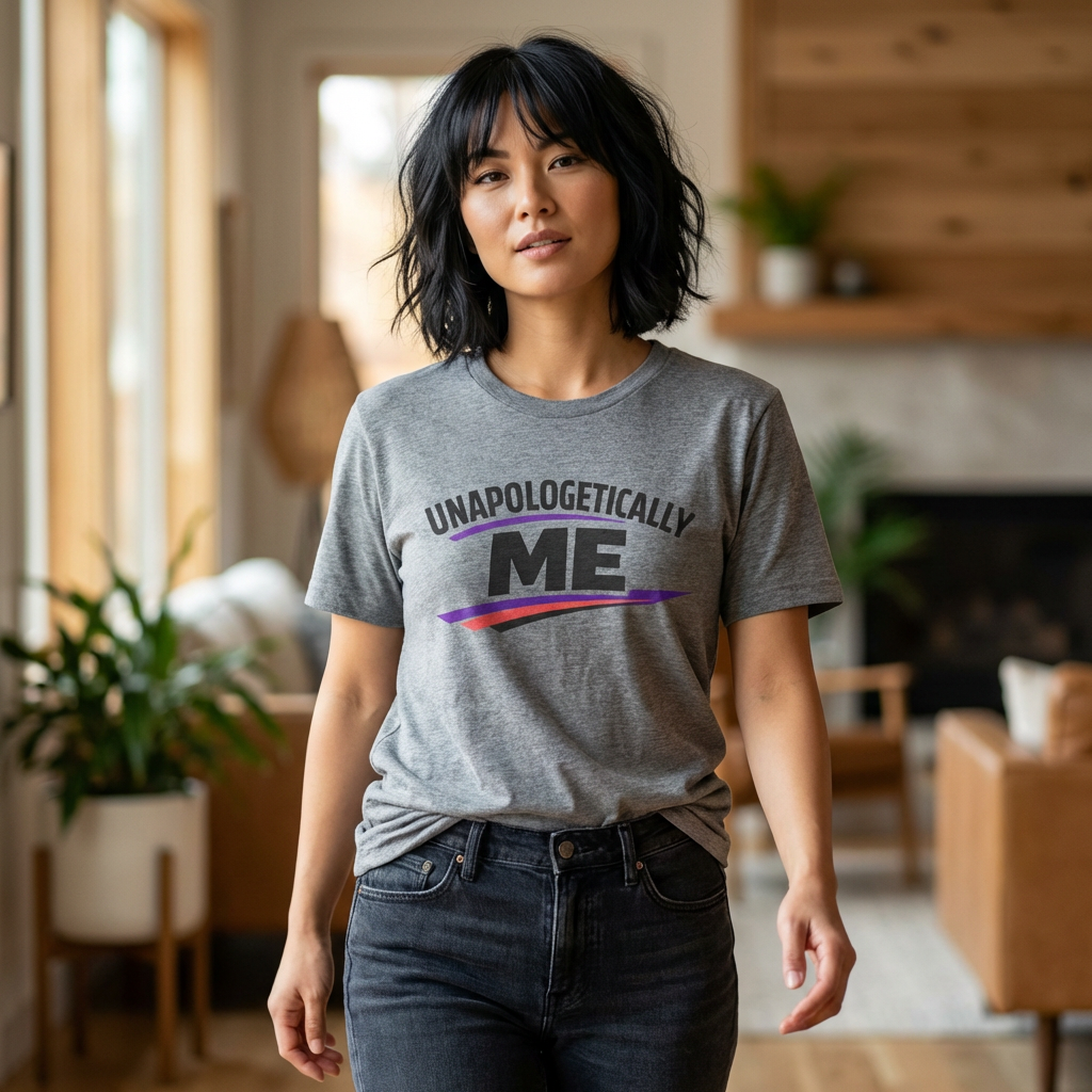 Unapologetically Me T-Shirt — Bold Self-Love Graphic Tee product thumbnail image