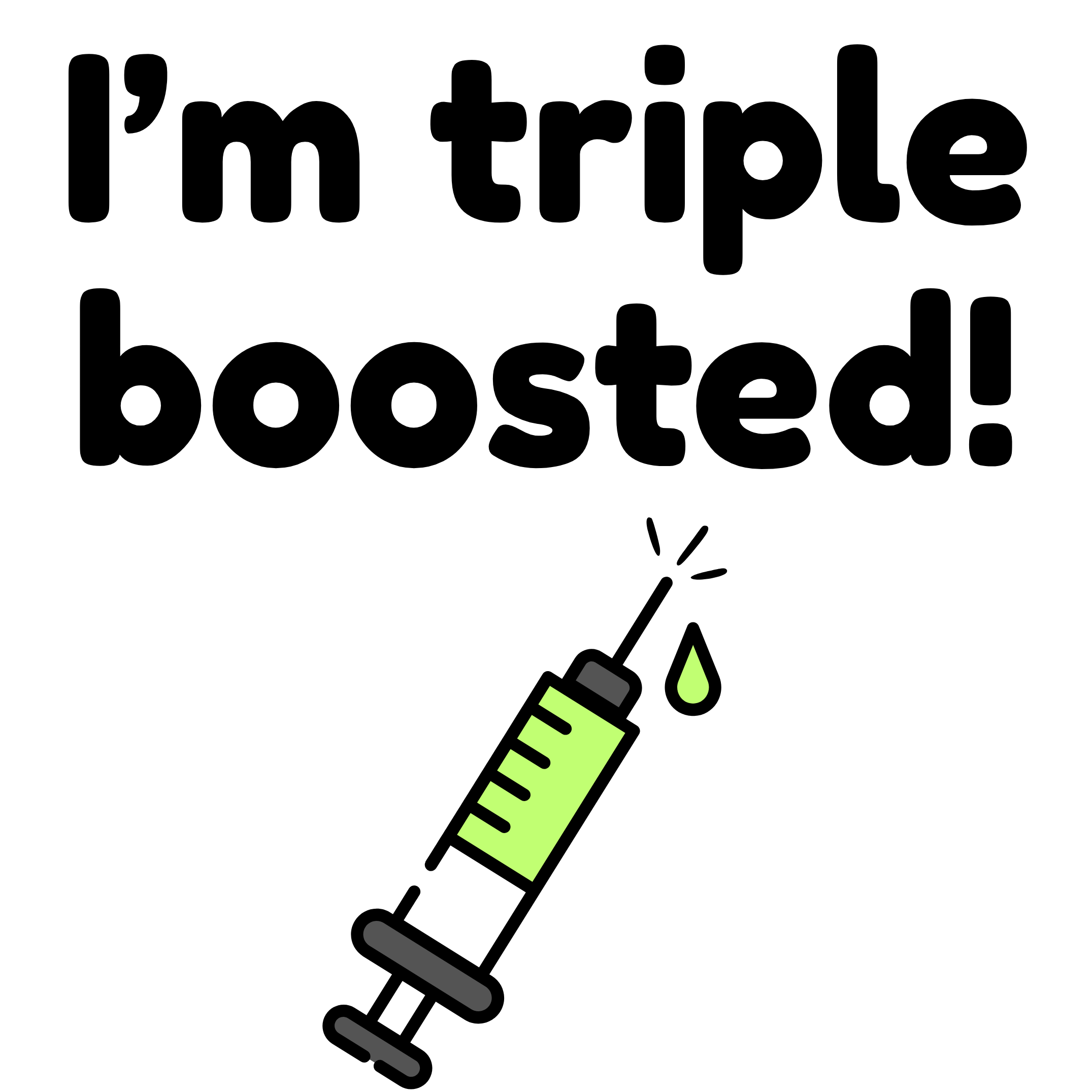 'I'm Triple Boosted!' Stuffed Sheep product thumbnail image 'I'm Triple Boosted!' Stuffed Sheep product thumbnail image