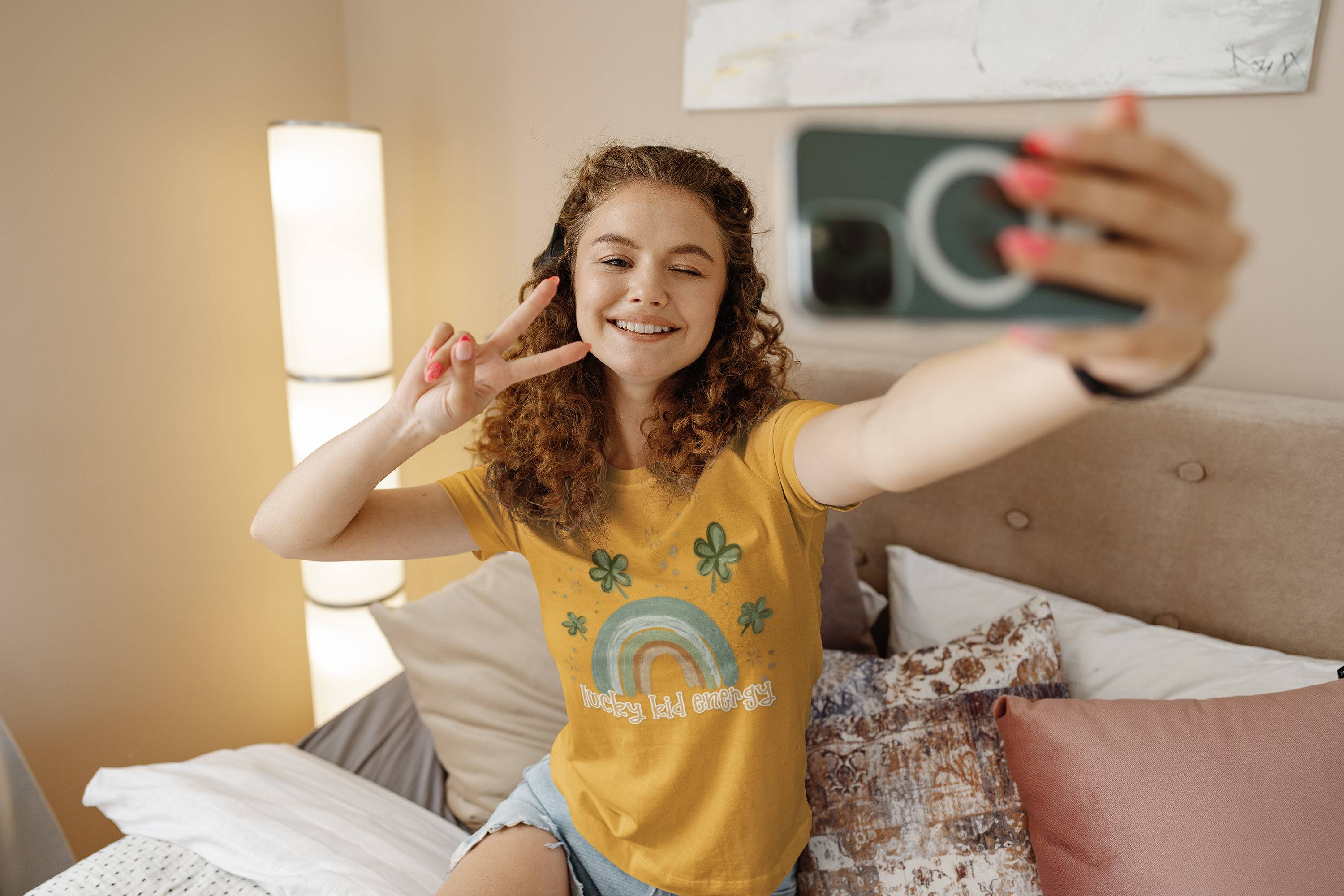 Lucky Kid Energy Youth Shirt – St Patricks Day Kids Tee – Shamrock Rainbow Shirt for Boys Girls – Lucky Charm Outfit product thumbnail image Lucky Kid Energy Youth Shirt – St Patricks Day Kids Tee – Shamrock Rainbow Shirt for Boys Girls – Lucky Charm Outfit product thumbnail image