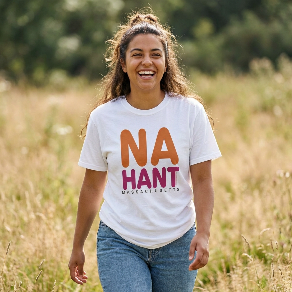 Nahant Massachusetts Retro Bold Color Tee - not dollar store junk, our shirts are 100% heavy cotton you'll wear over and over - FREE SHIPPING. product thumbnail image