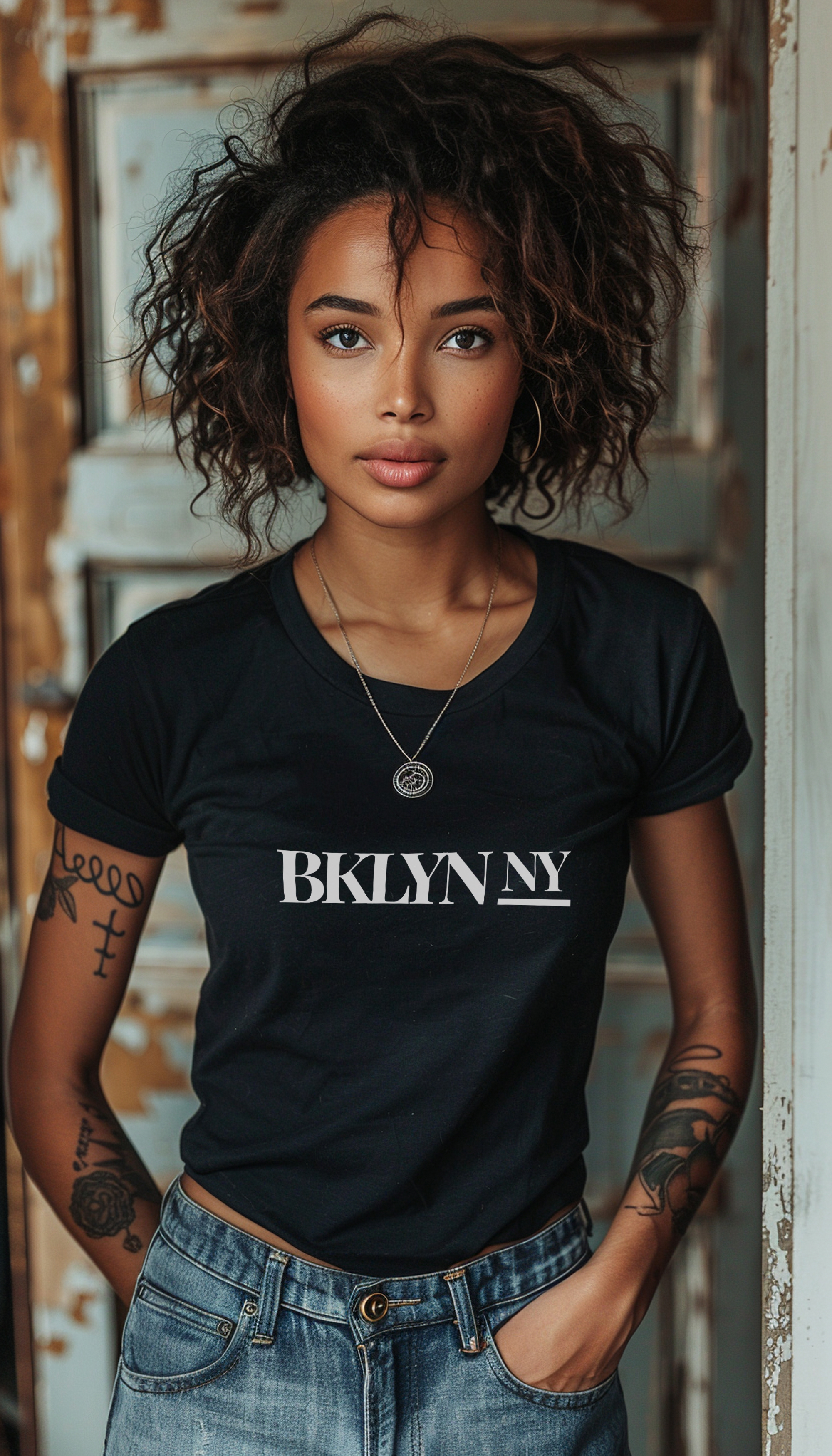 Woman's Brooklyn NY Softstyle Tee product thumbnail image Woman's Brooklyn NY Softstyle Tee product thumbnail image