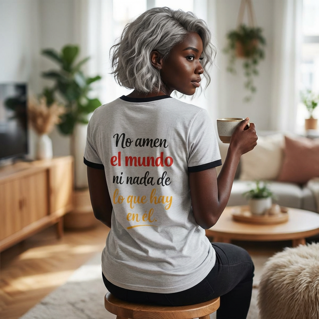 Women's Ringer Tee — Spanish 'No Sí' Inspirational Graphic Tee