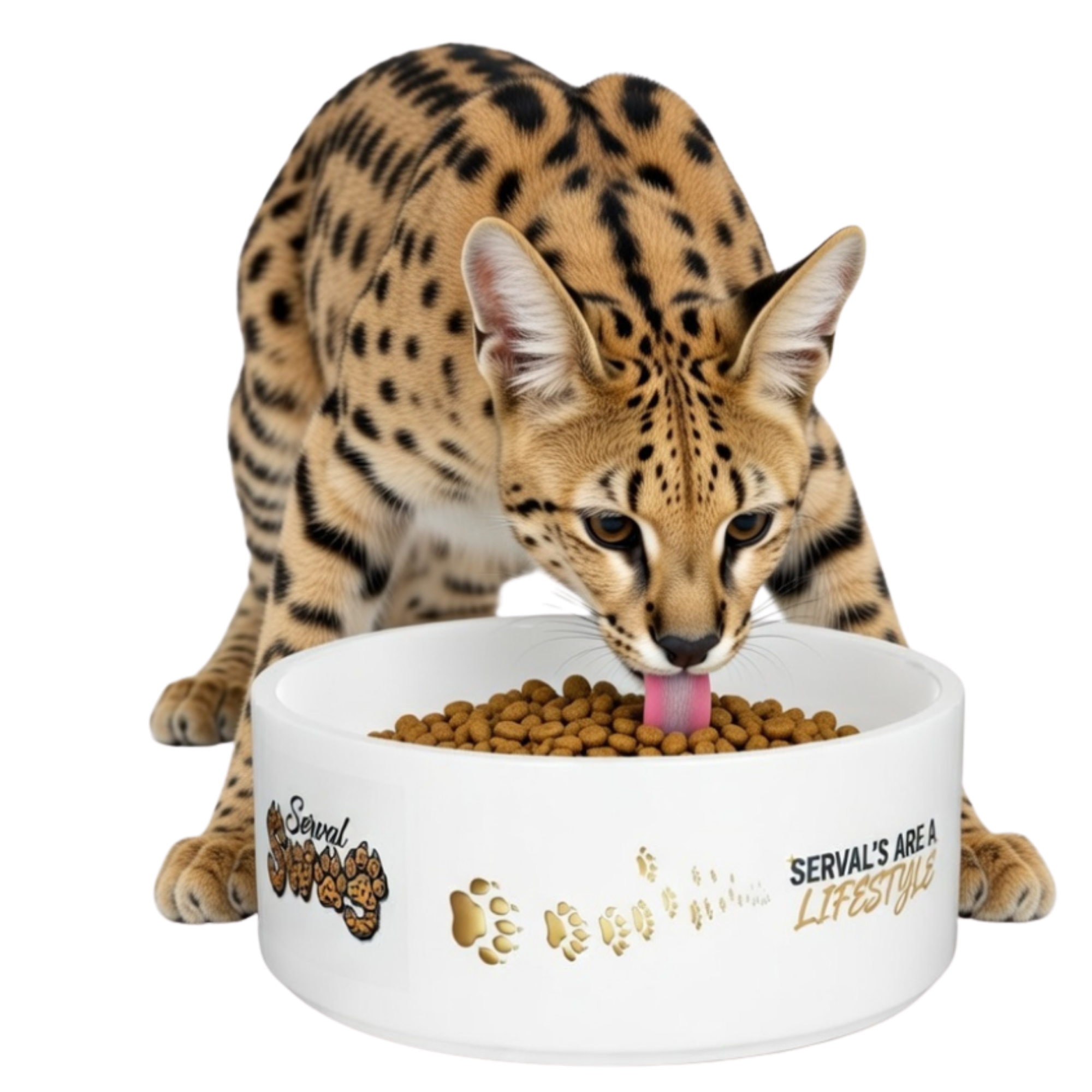 Serval Swag Pet Bowl product thumbnail image