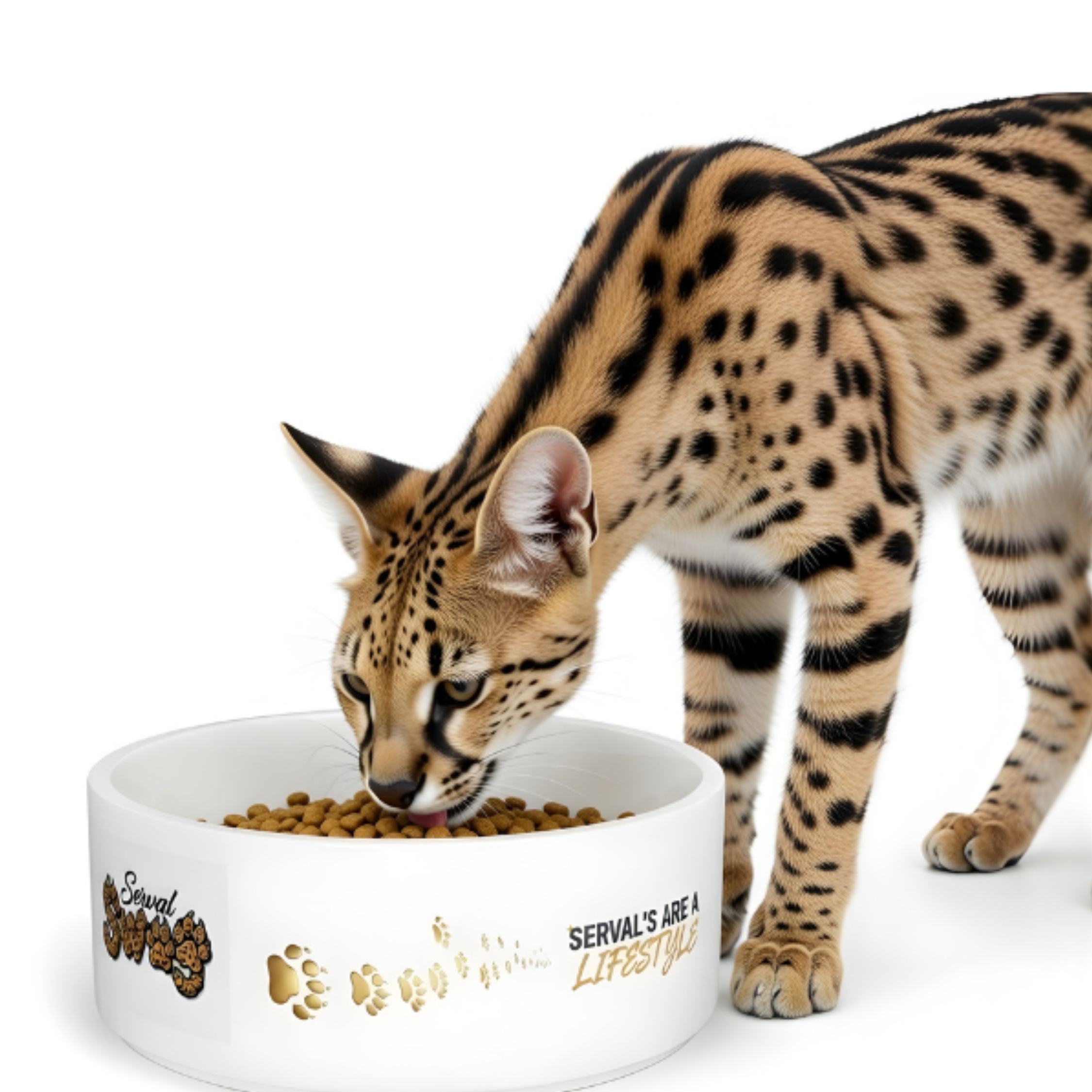 Serval Swag Pet Bowl product thumbnail image