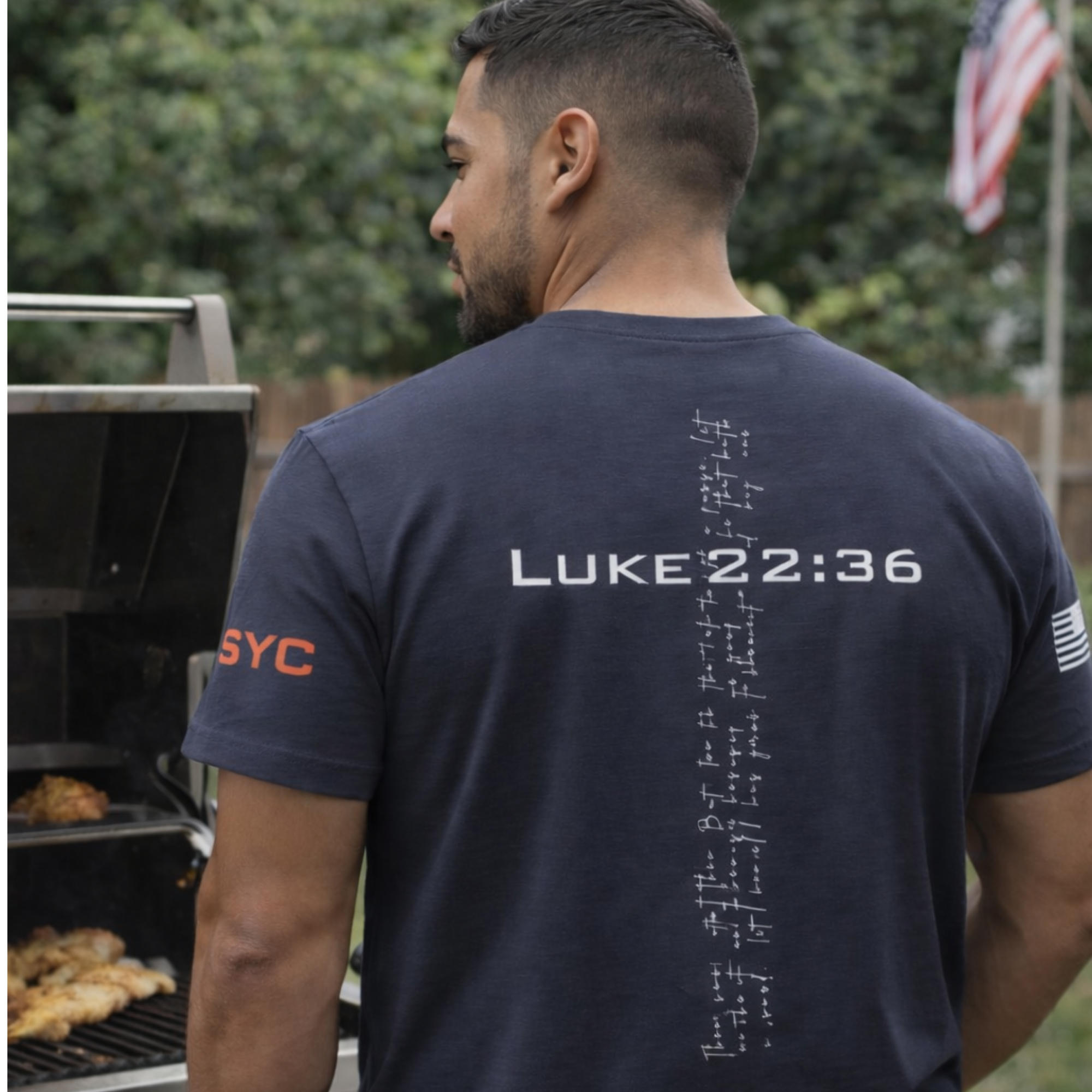 But the Cross Tee | Faith on Display, 2A Shirt, Christian Menswear, Conviction Tee, SYC at the Cross product thumbnail image But the Cross Tee | Faith on Display, 2A Shirt, Christian Menswear, Conviction Tee, SYC at the Cross product thumbnail image