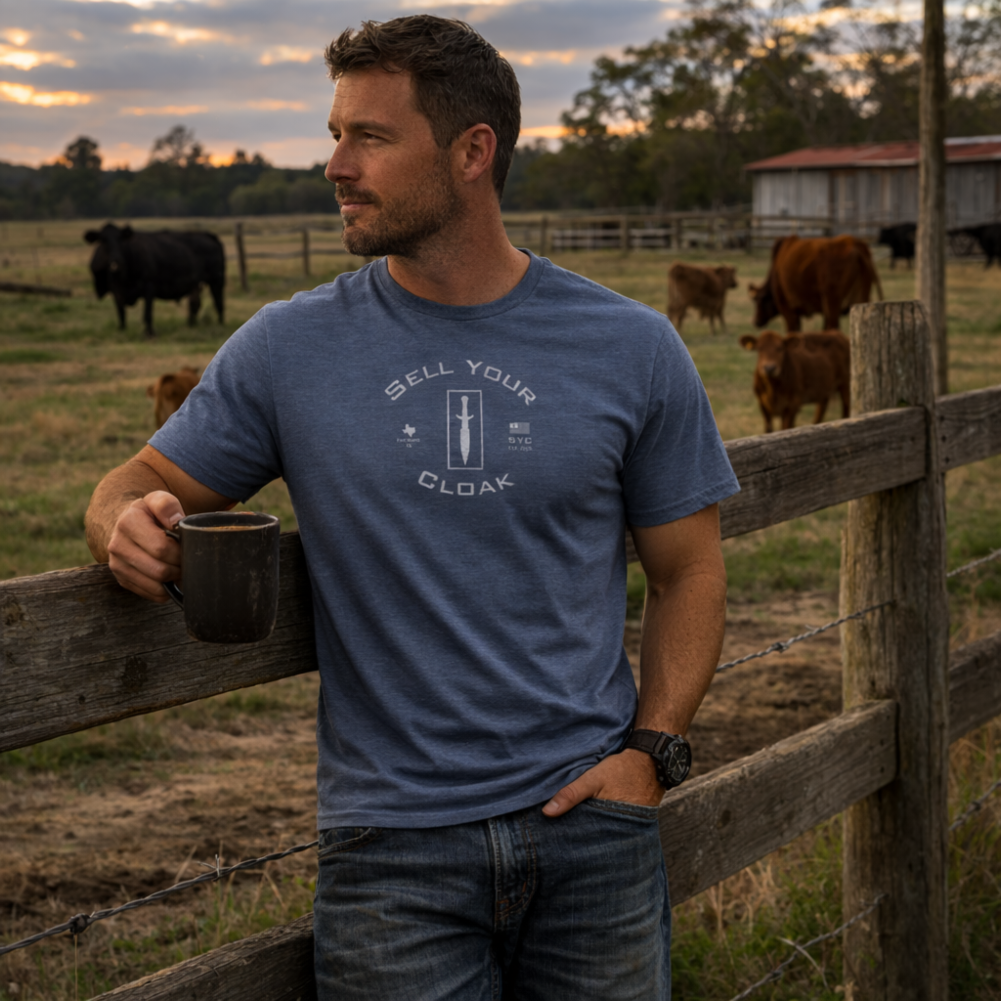 Established Tee | Christian Men's Wear, Range Wear, Church Tee, 2A Gear product thumbnail image Established Tee | Christian Men's Wear, Range Wear, Church Tee, 2A Gear product thumbnail image