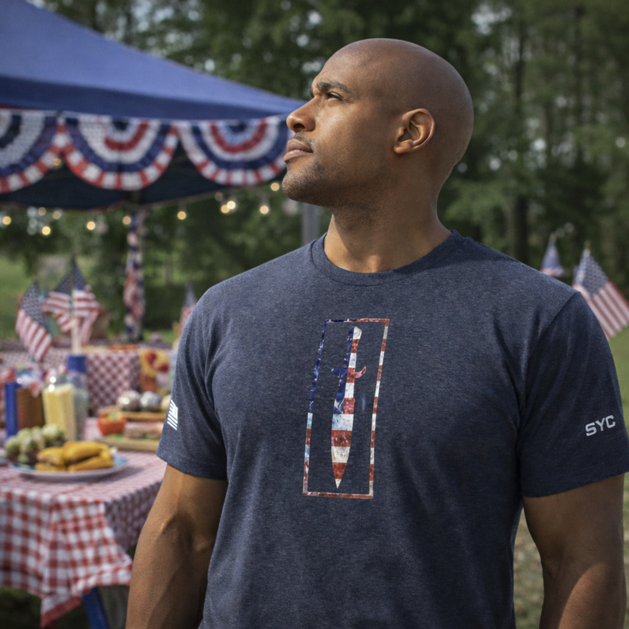 Let Freedom Ring Tee | American Flag Logo Shirt, 2A Christian Apparel, Range Ready, Patriotic product thumbnail image Let Freedom Ring Tee | American Flag Logo Shirt, 2A Christian Apparel, Range Ready, Patriotic product thumbnail image